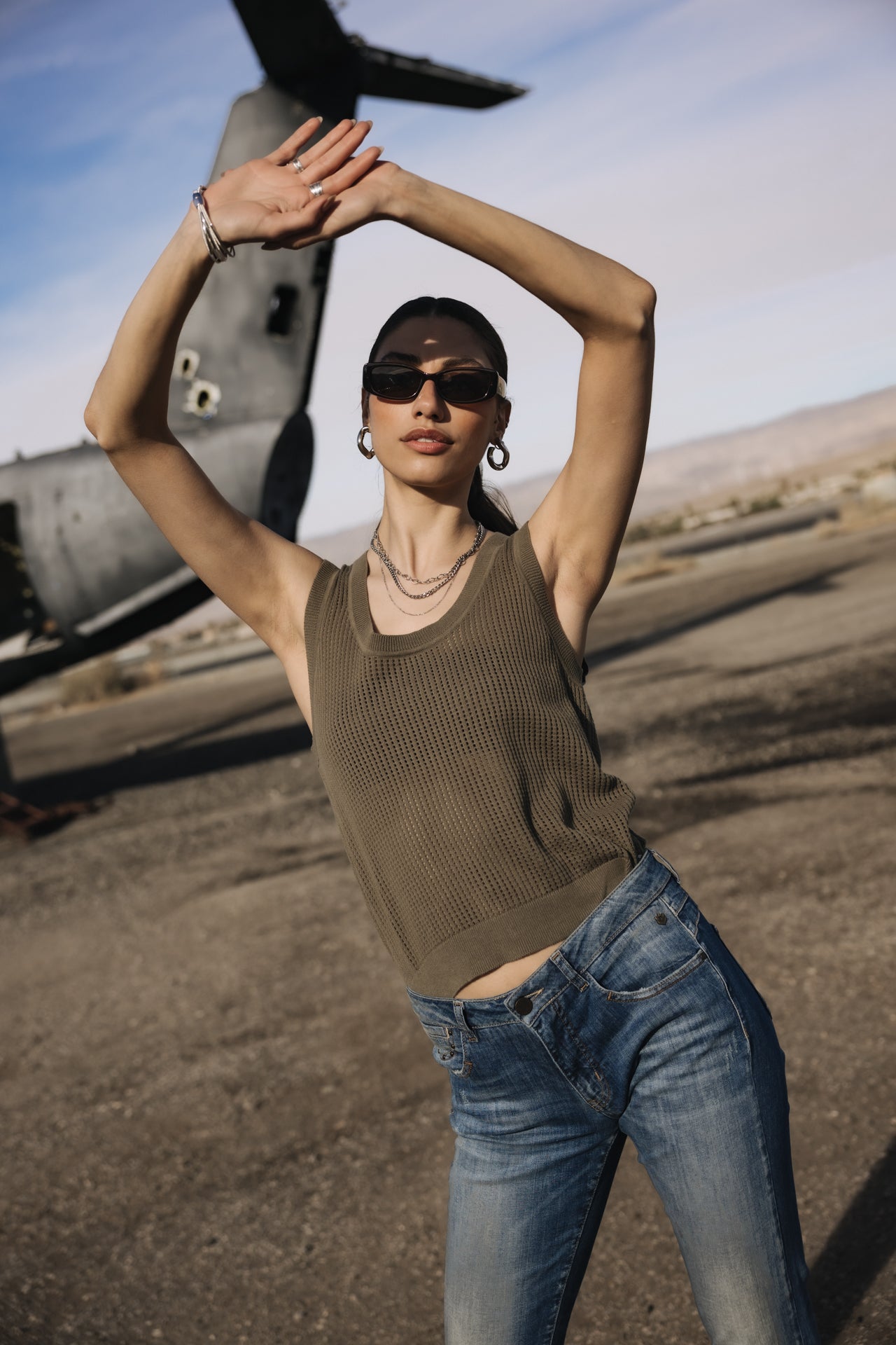 

Slim cropped jeans Woman Sophy pacific | Freeman T. Porter