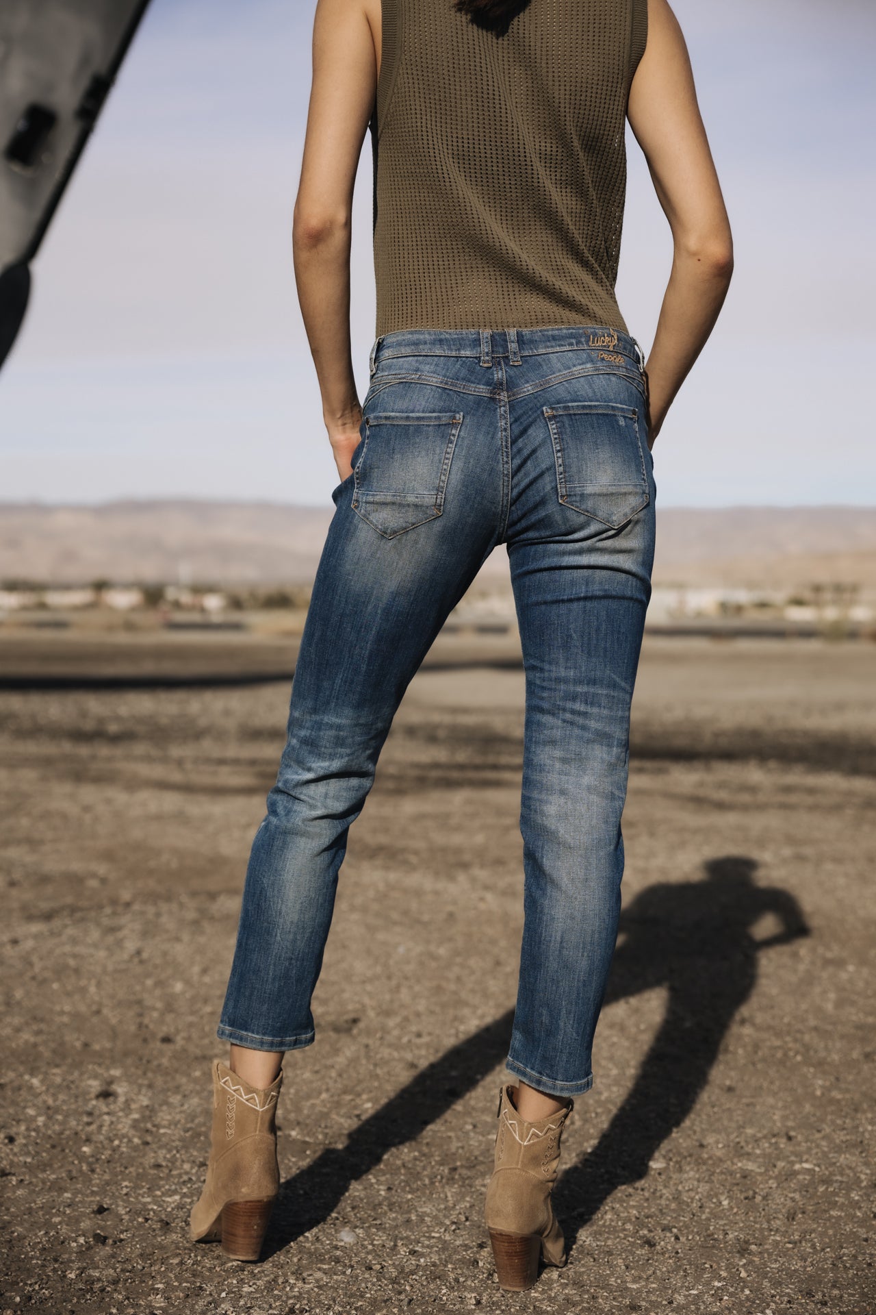 

Slim cropped jeans Woman Sophy pacific | Freeman T. Porter