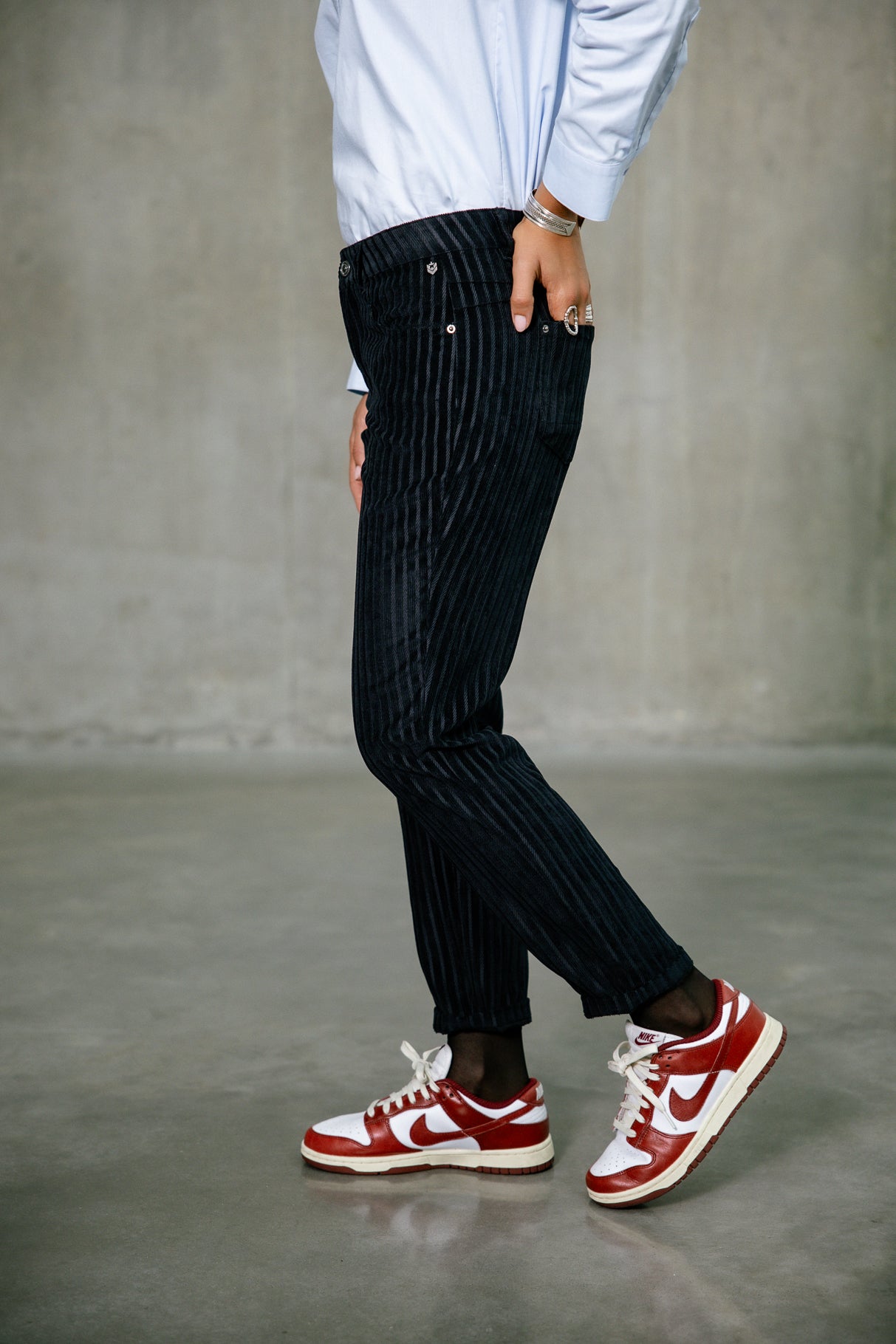 

Pantalon cropped Frau Sophy Norwich black | Freeman T. Porter