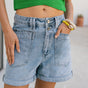 

Short en denim large délavé Femme Lizy jackpot | Freeman T. Porter