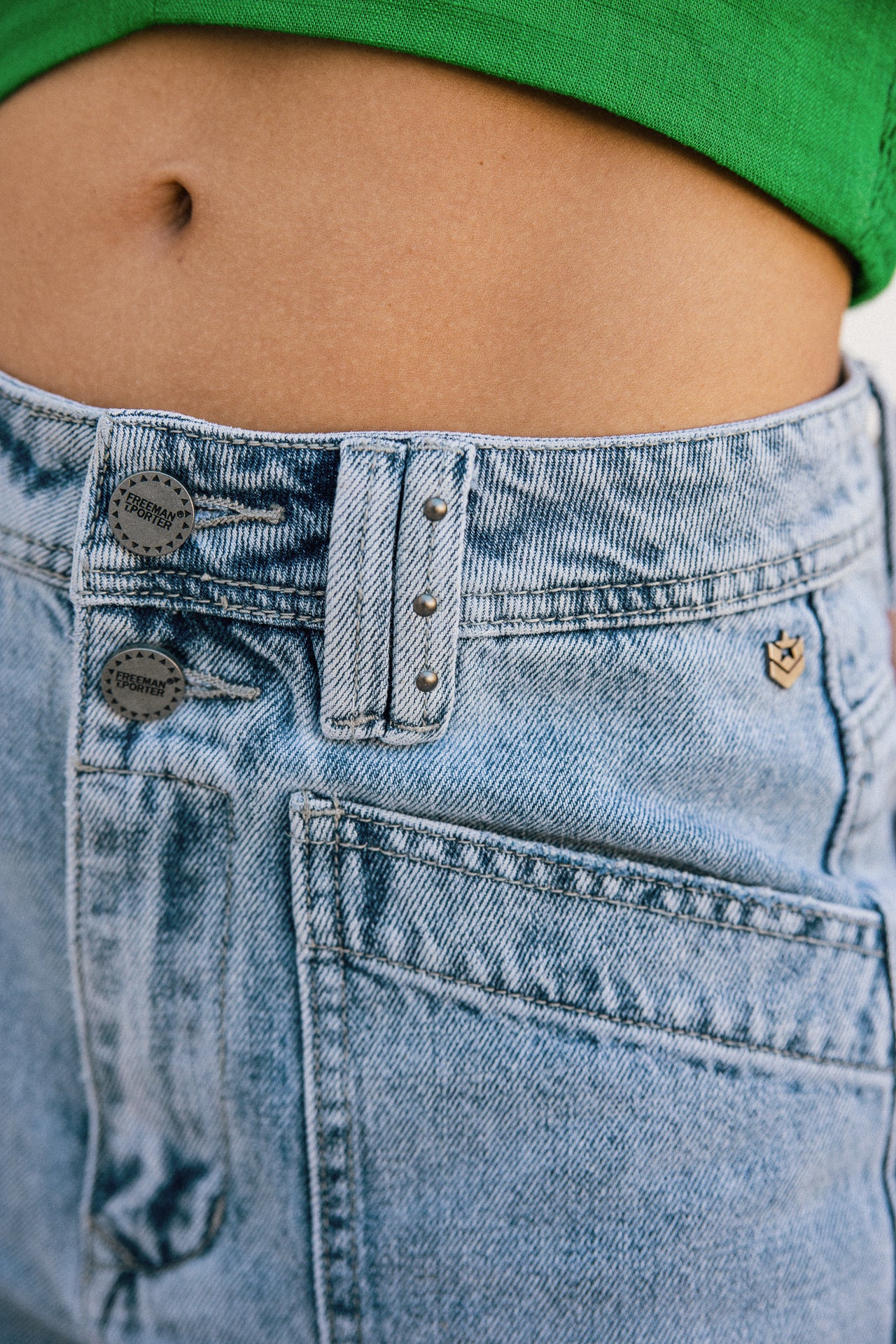 
              

Short en denim large délavé Femme Lizy jackpot | Freeman T. Porter
            