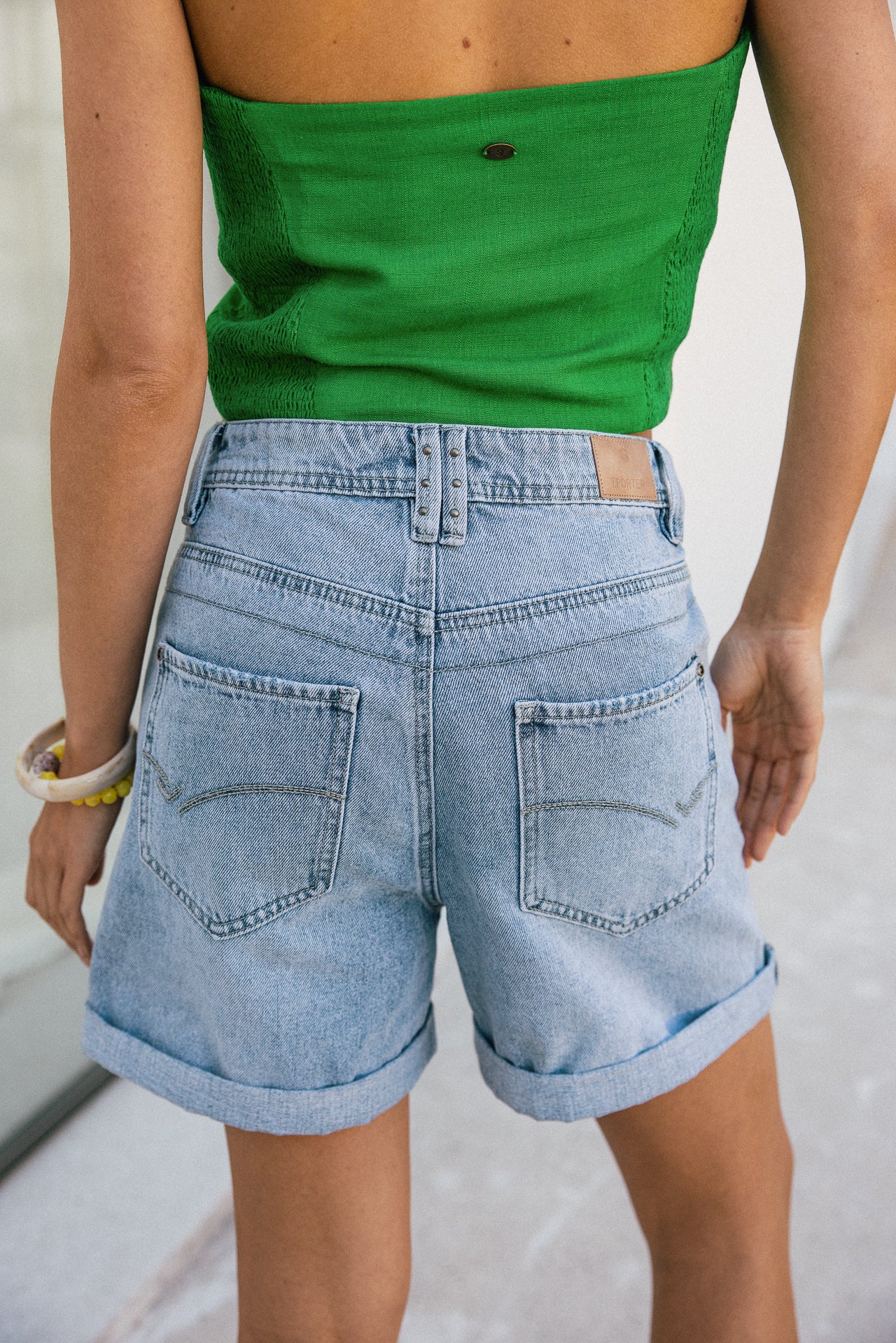 

Short en denim large délavé Femme Lizy jackpot | Freeman T. Porter