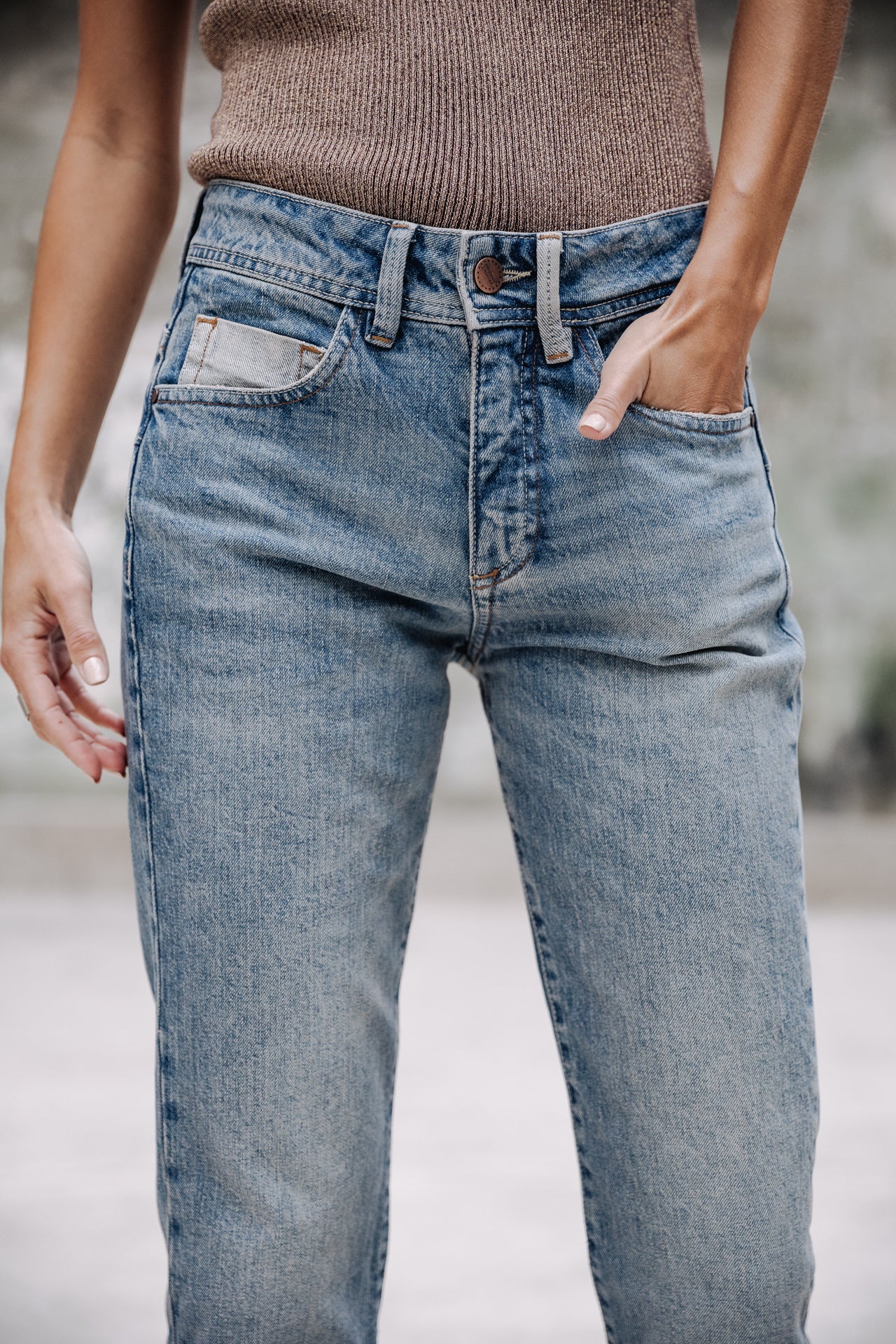 

Jeans cropped boyfriend Femme Timea furano | Freeman T. Porter