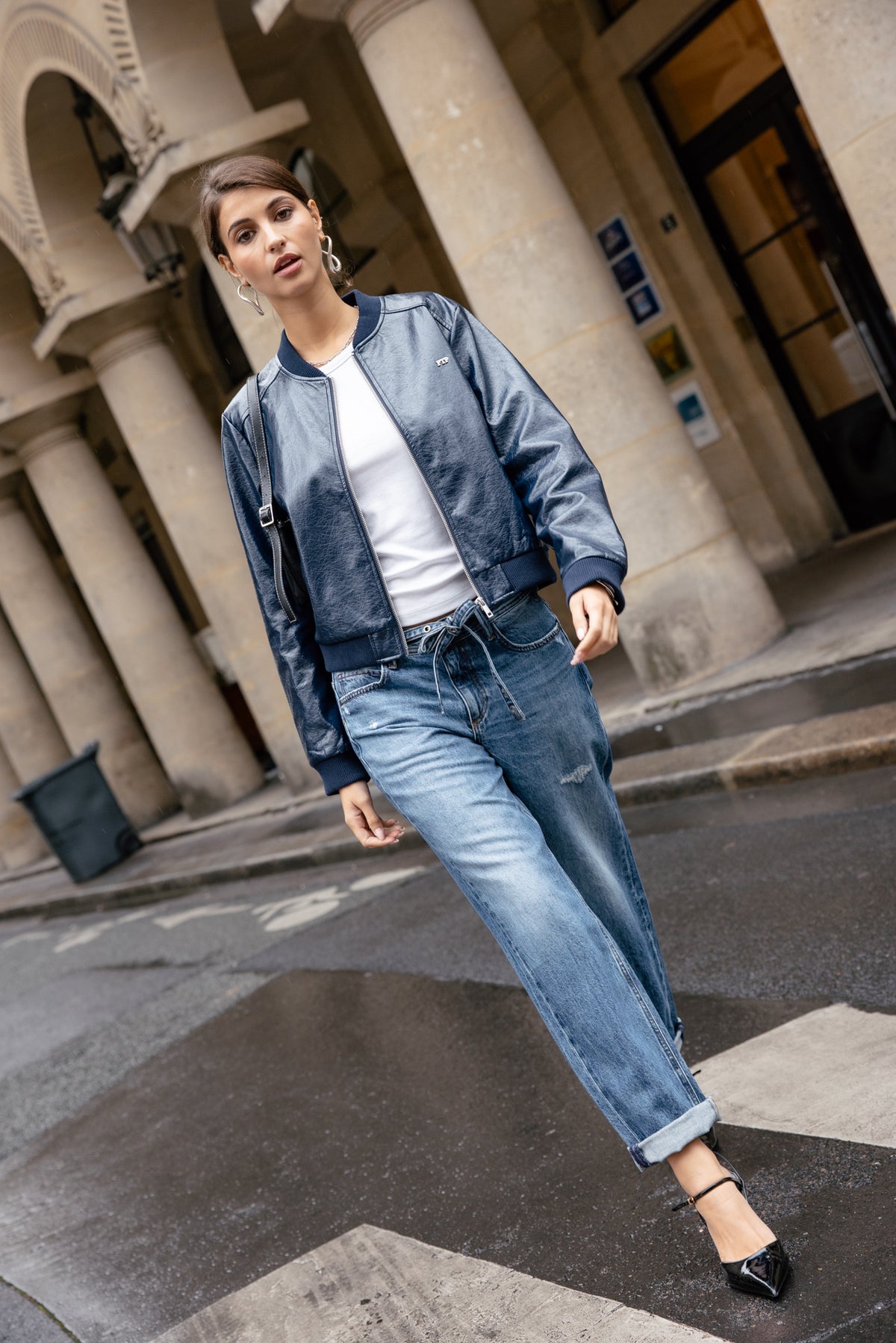 

Cropped Boyfriend Jeans Damen Timea skill | Freeman T. Porter