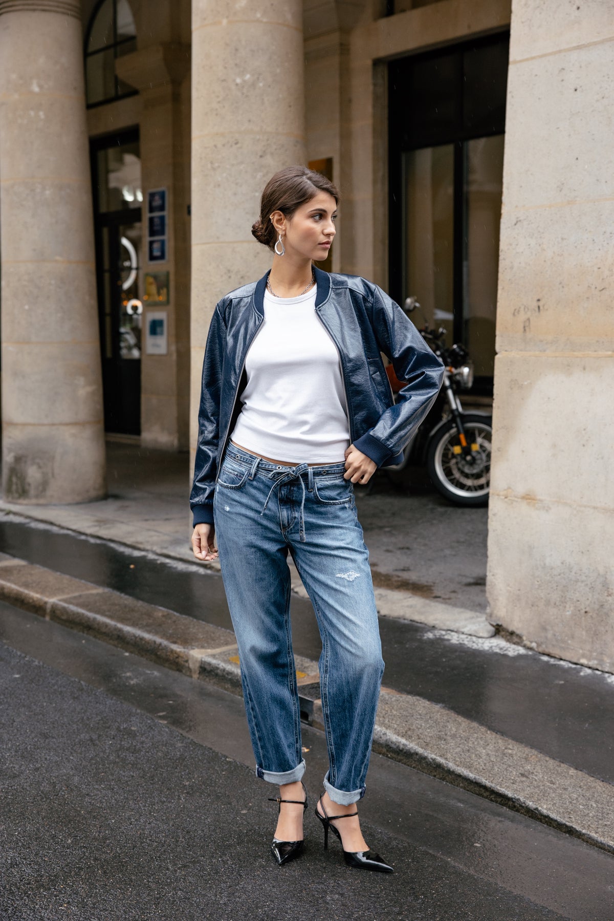 

Cropped Boyfriend Jeans Damen Timea skill | Freeman T. Porter