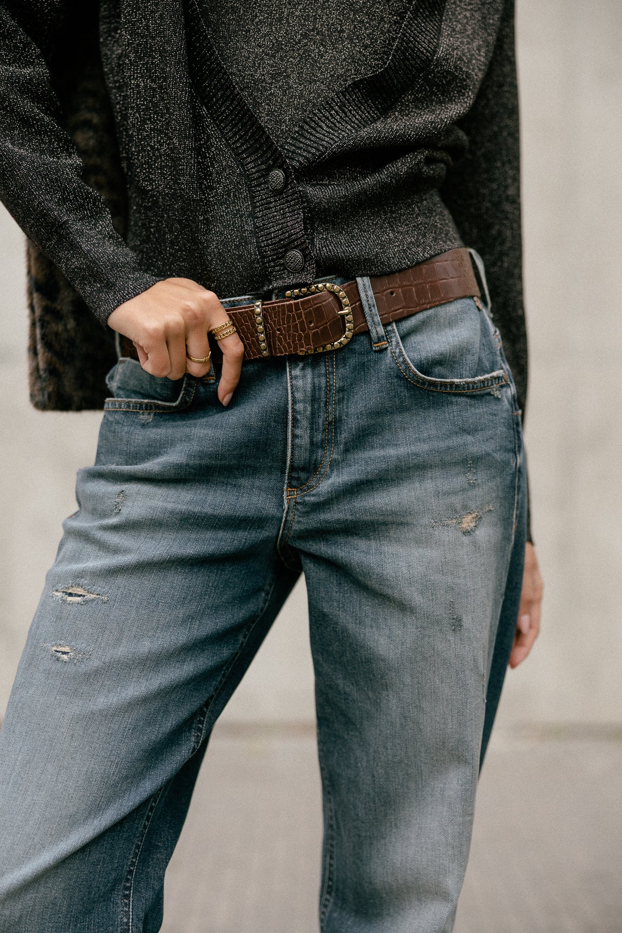 

Jeans cropped boyfriend Frau Timea salute | Freeman T. Porter