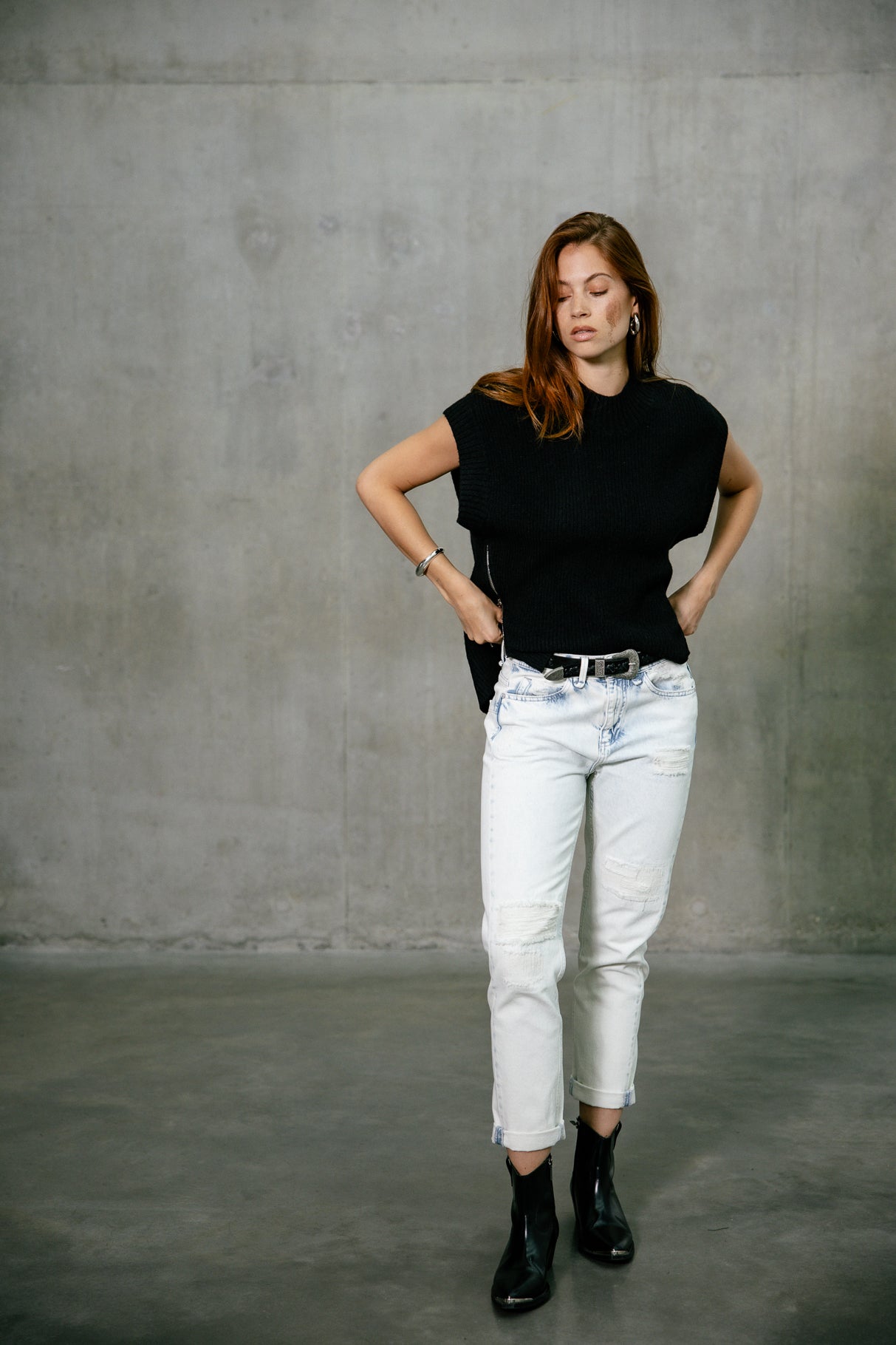 
              

Jeans cropped boyfriend Femme Timea benett | Freeman T. Porter
            