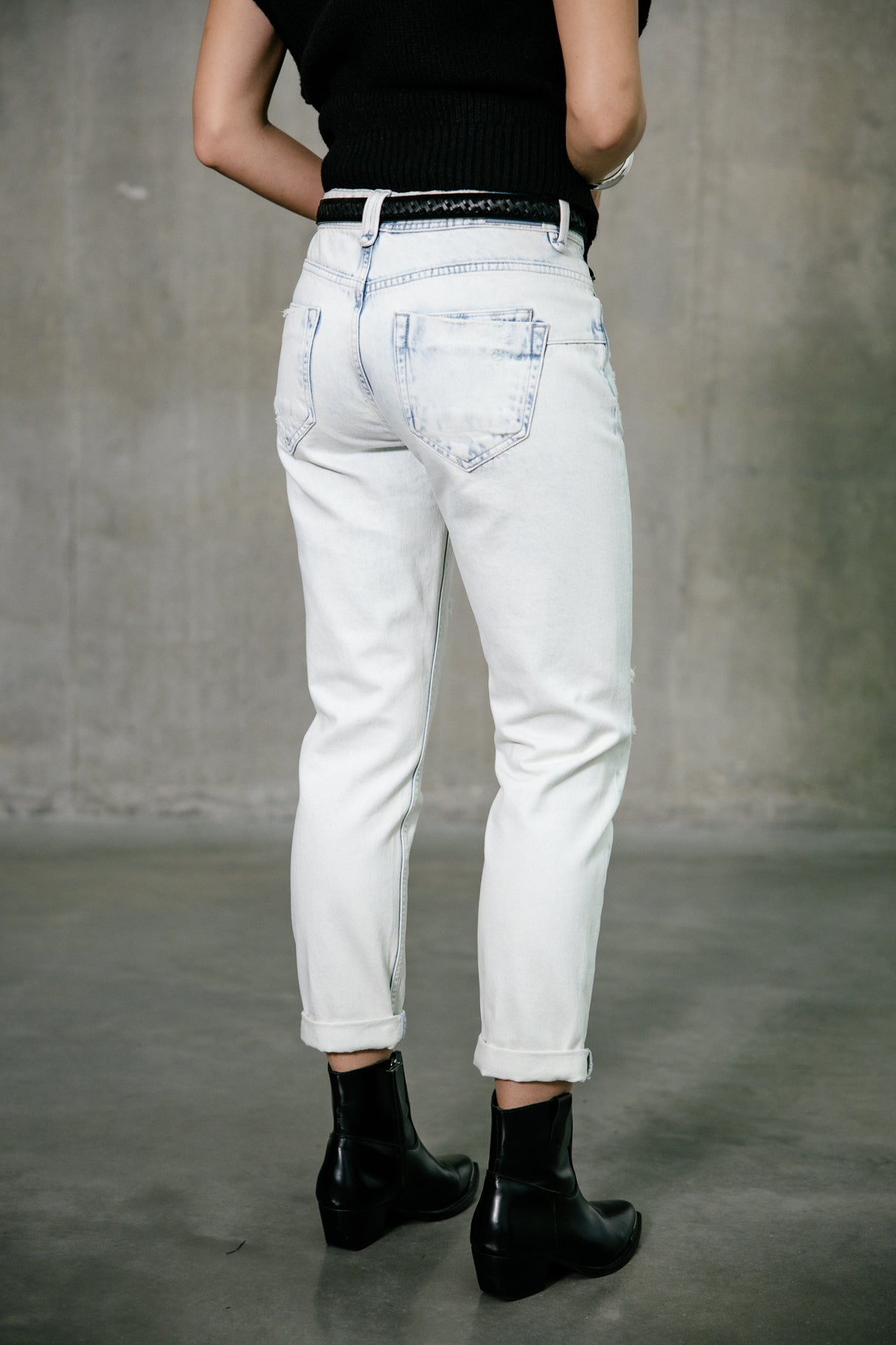 

Cropped boyfriend jeans Woman Timea benett | Freeman T. Porter