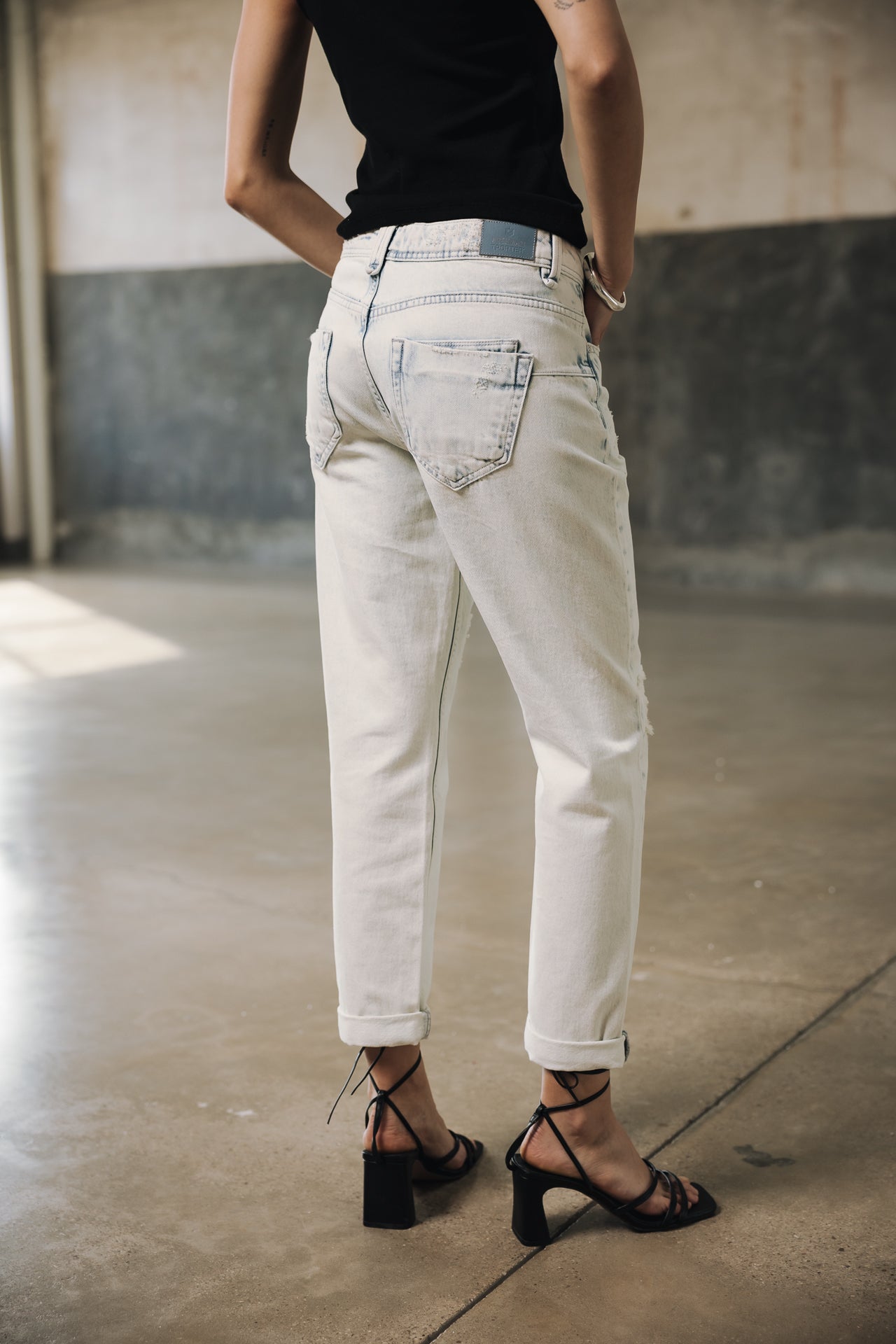 

Cropped boyfriend jeans Woman Timea Denim benett | Freeman T. Porter