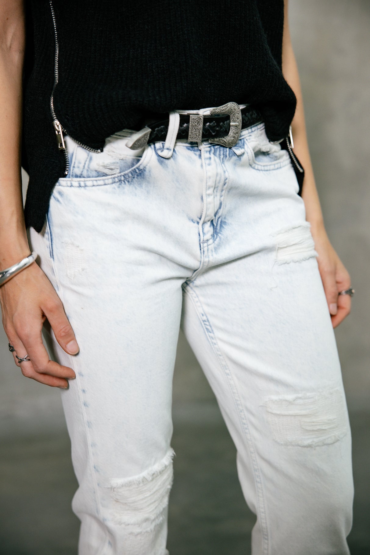 

Cropped boyfriend jeans Woman Timea benett | Freeman T. Porter