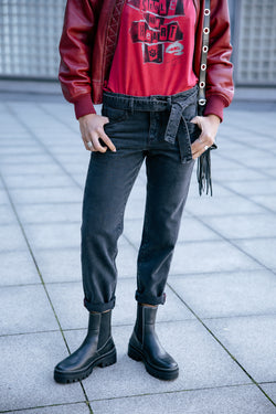 

Jeans cropped boyfriend Femme Timea Denim salsina | Freeman T. Porter
