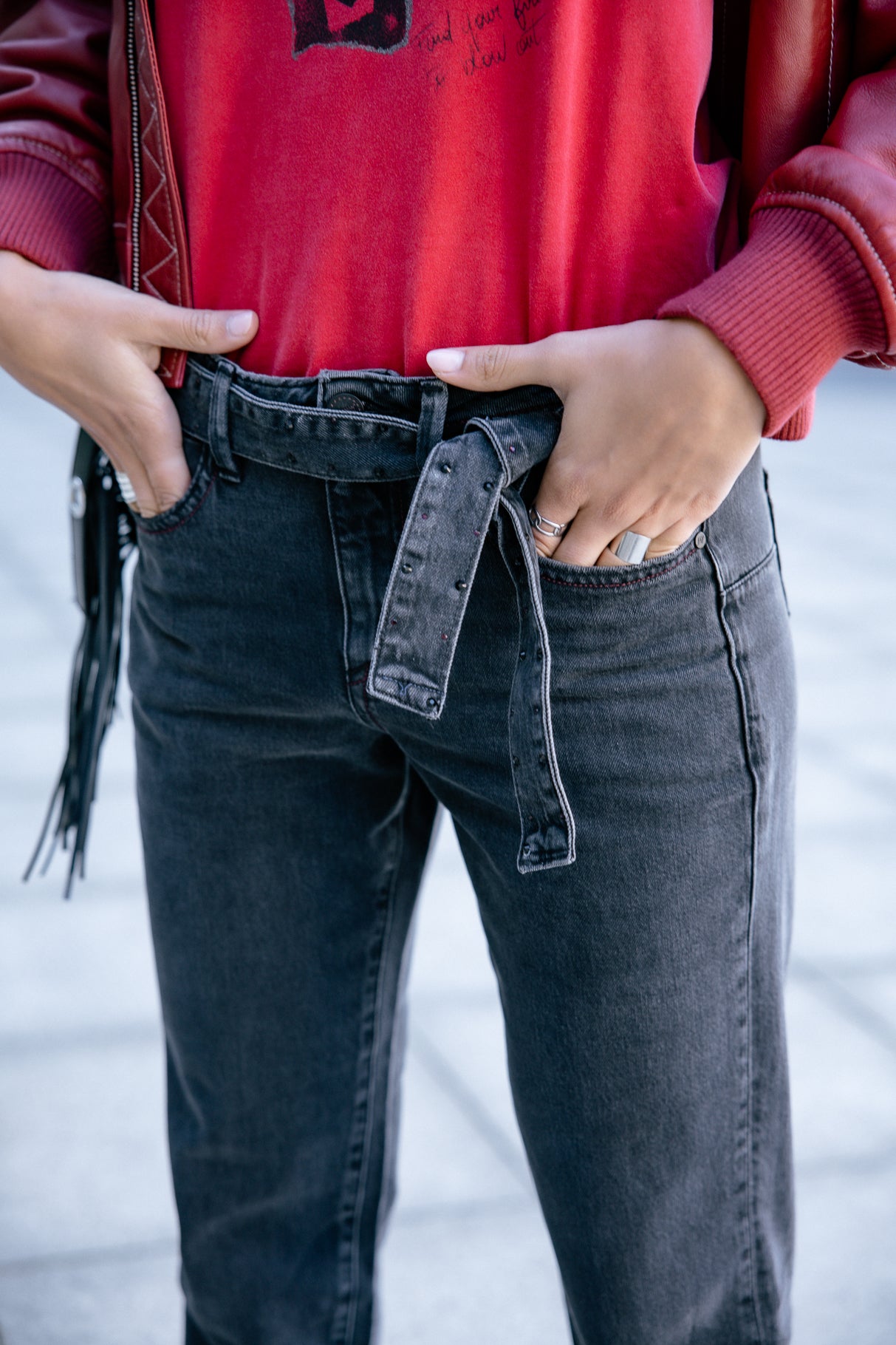 

Cropped boyfriend jeans Woman Timea salsina | Freeman T. Porter