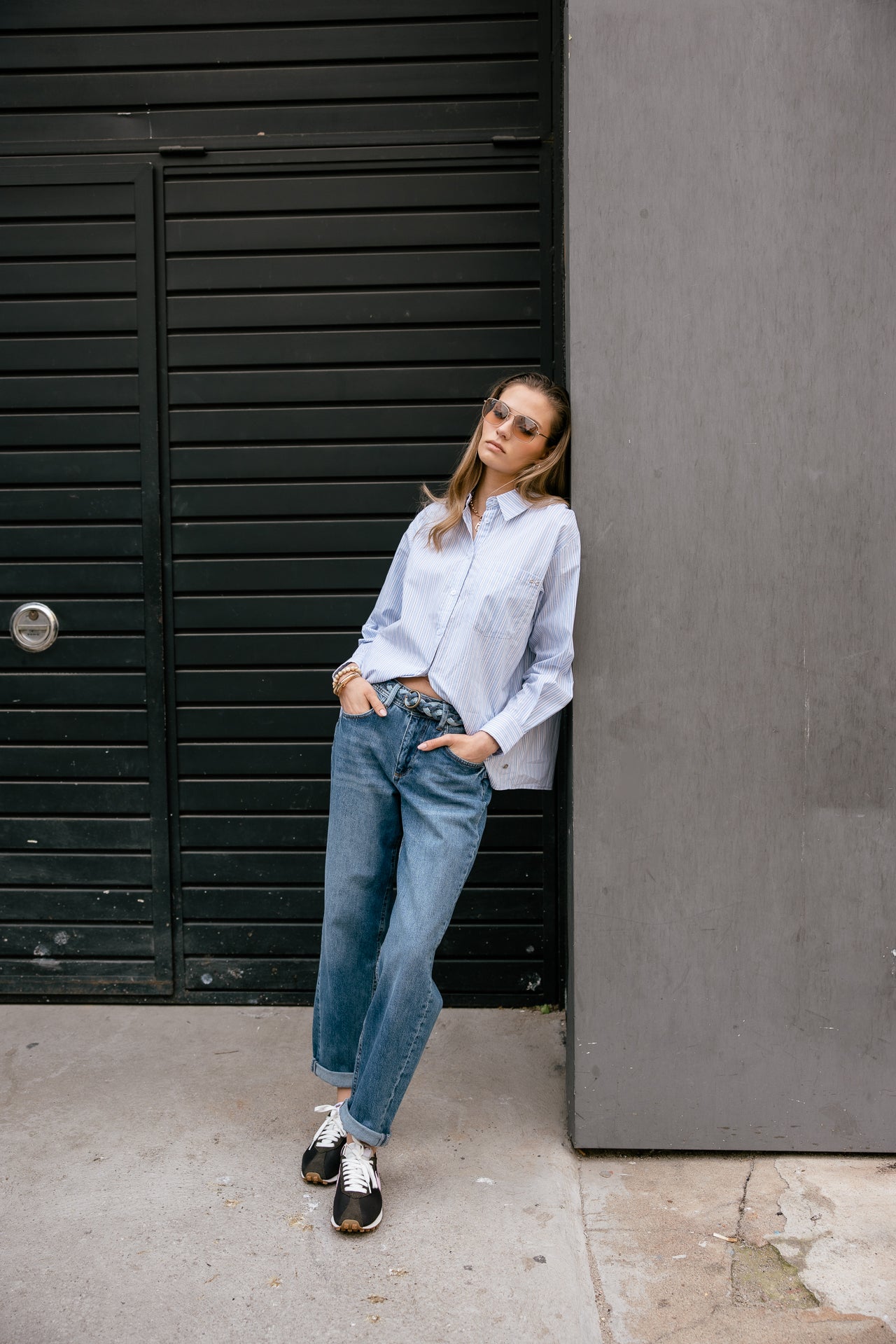 
              

Jeans boyfriend 7/8 Femme Timea Denim magnus | Freeman T. Porter
            