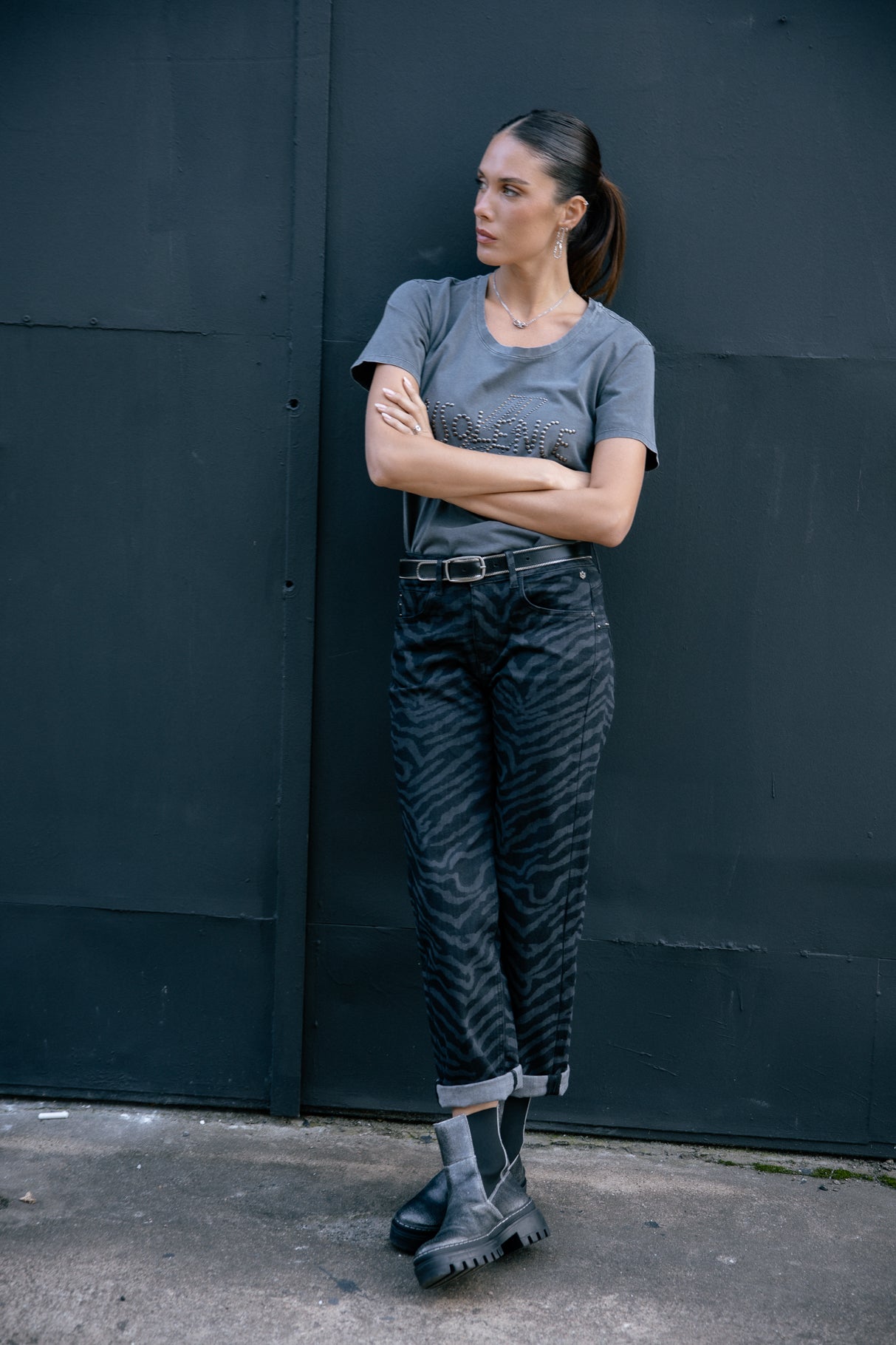 
              

Jeans cropped boyfriend Femme Timea moremi | Freeman T. Porter
            