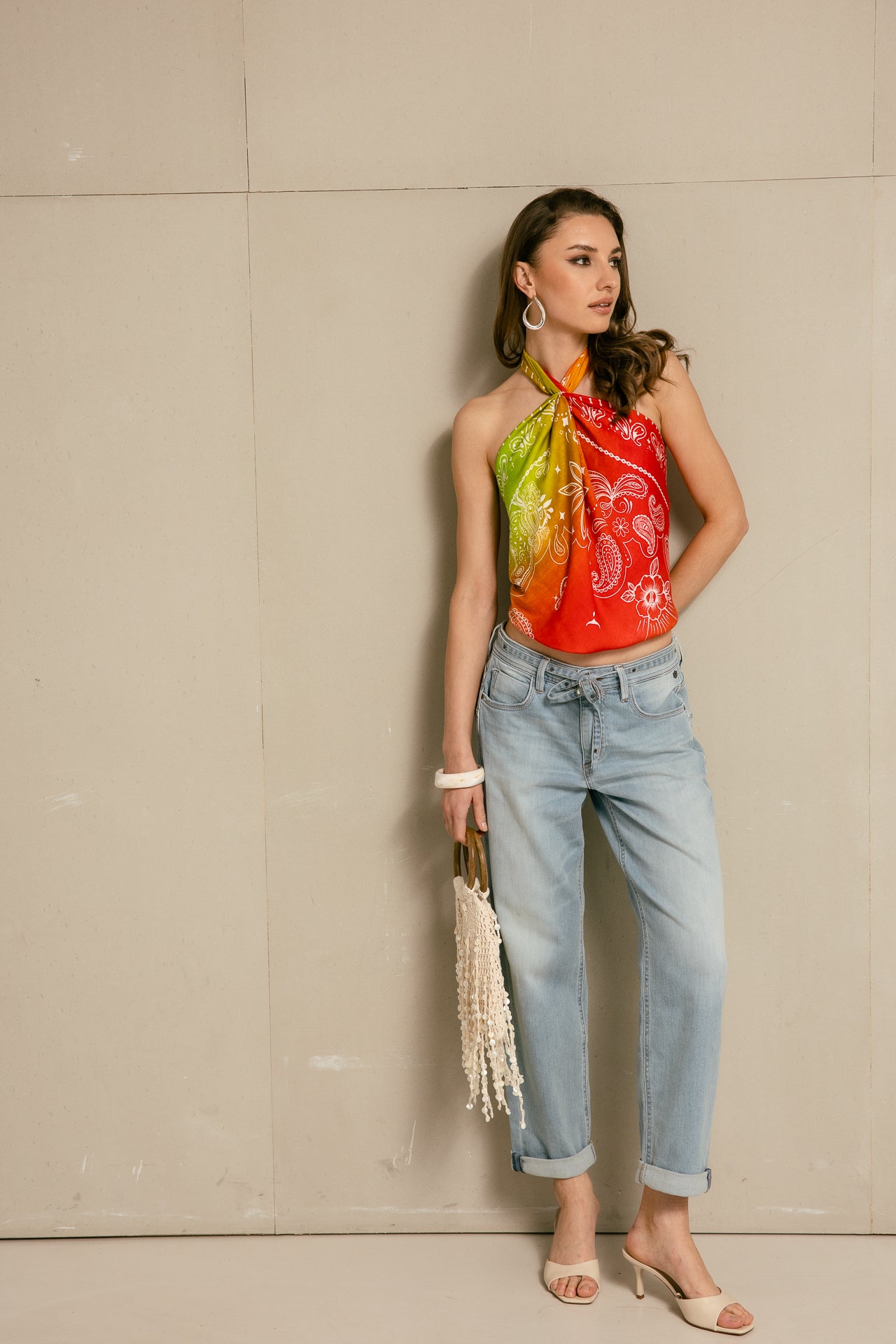 

Jeans boyfriend 7/8 Femme Timea samba light | Freeman T. Porter