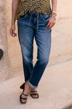 

Jeans boyfriend 7/8 Femme Timea samba dark | Freeman T. Porter