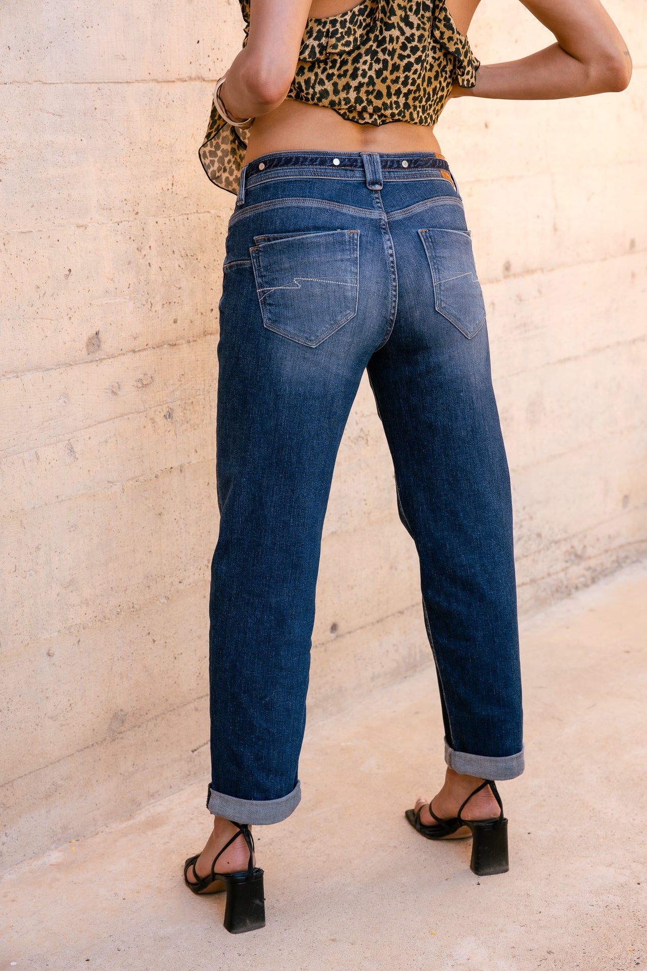 

Boyfriend-Jeans 7/8 Damen Timea samba dark | Freeman T. Porter