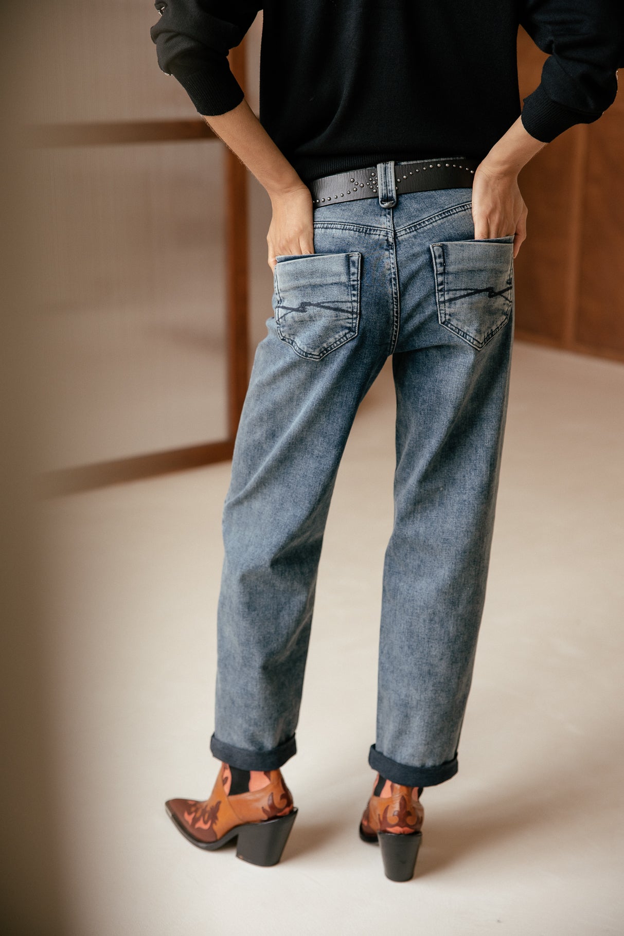 

Jeans boyfriend cropped Femme Timea misma | Freeman T. Porter