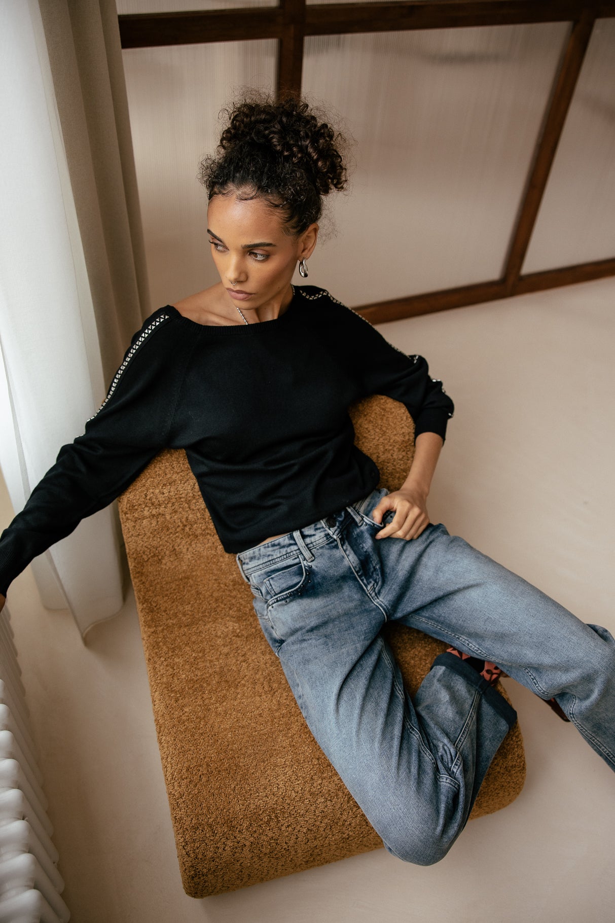 

Jeans boyfriend cropped Femme Timea misma | Freeman T. Porter