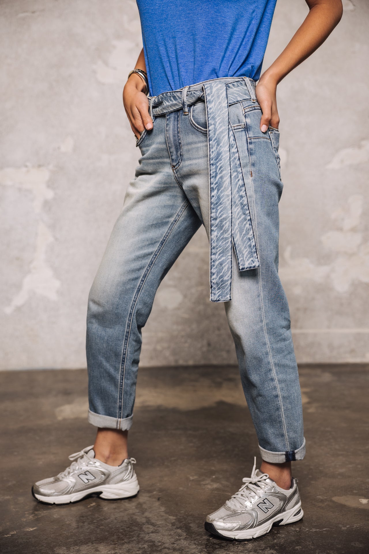 

Cropped boyfriend jeans Woman Timea seoul | Freeman T. Porter