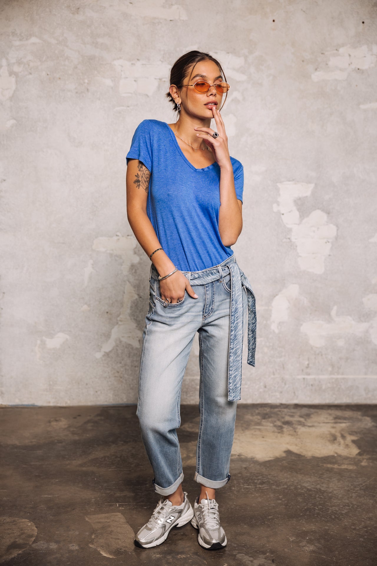 

Cropped boyfriend jeans Woman Timea seoul | Freeman T. Porter