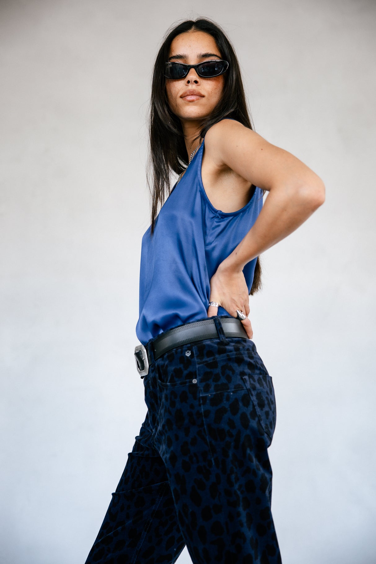 

Pantalon cropped boyfriend Femme Timea Bachata naval academy | Freeman T. Porter