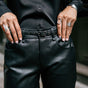 

Pantalon cropped boyfriend Woman Timea Biker black | Freeman T. Porter