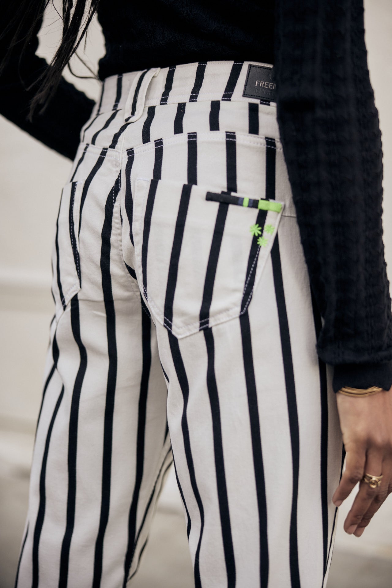 

Pantalon cropped boyfriend Femme Timea Lucky original | Freeman T. Porter