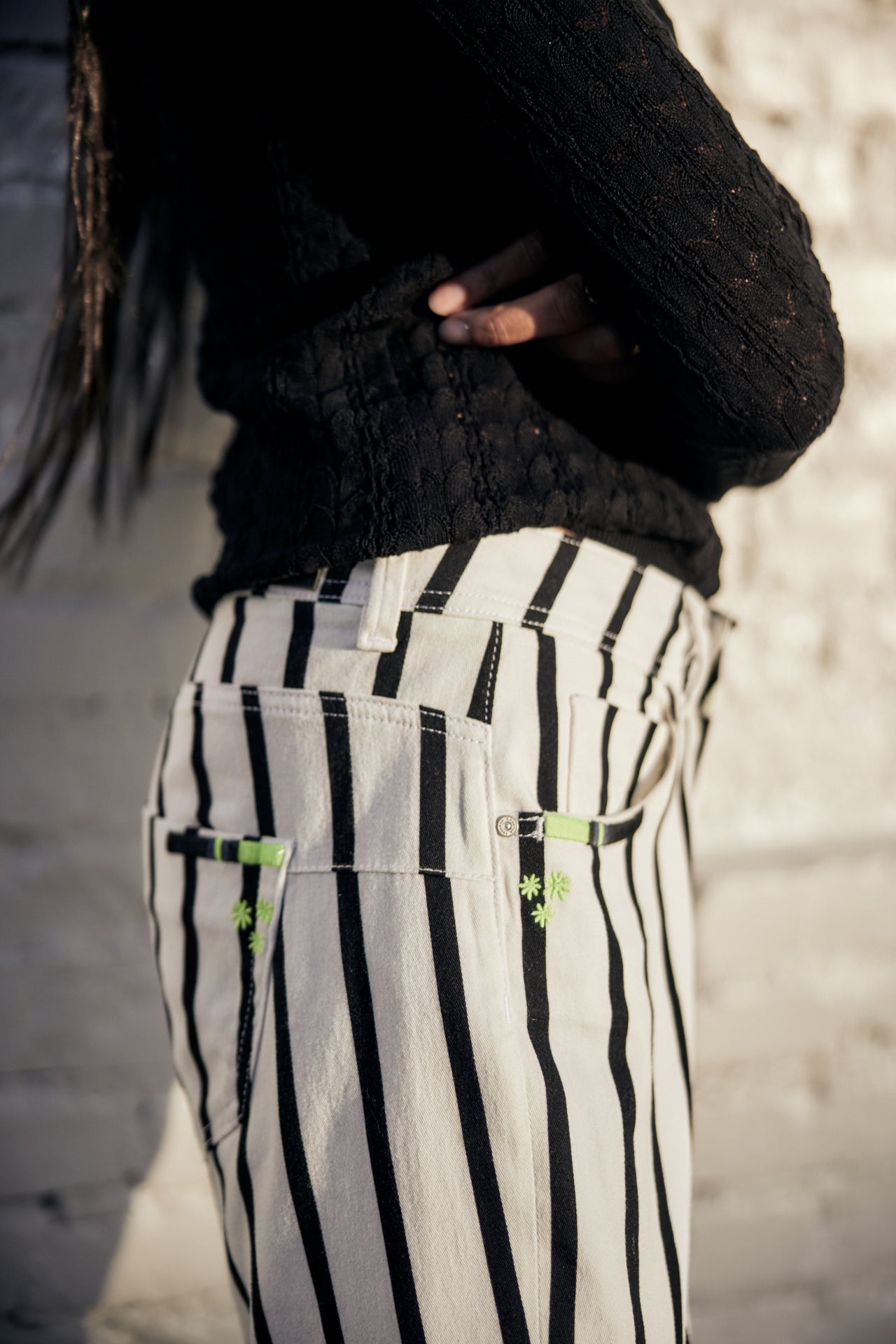 

Pantalon cropped boyfriend Femme Timea Lucky original | Freeman T. Porter