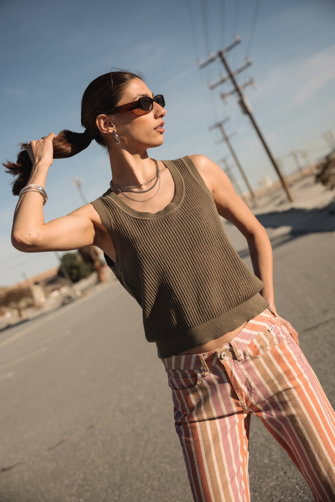 

Boyfriend-Cropped-Hose Frau Timea Palcoyo original | Freeman T. Porter