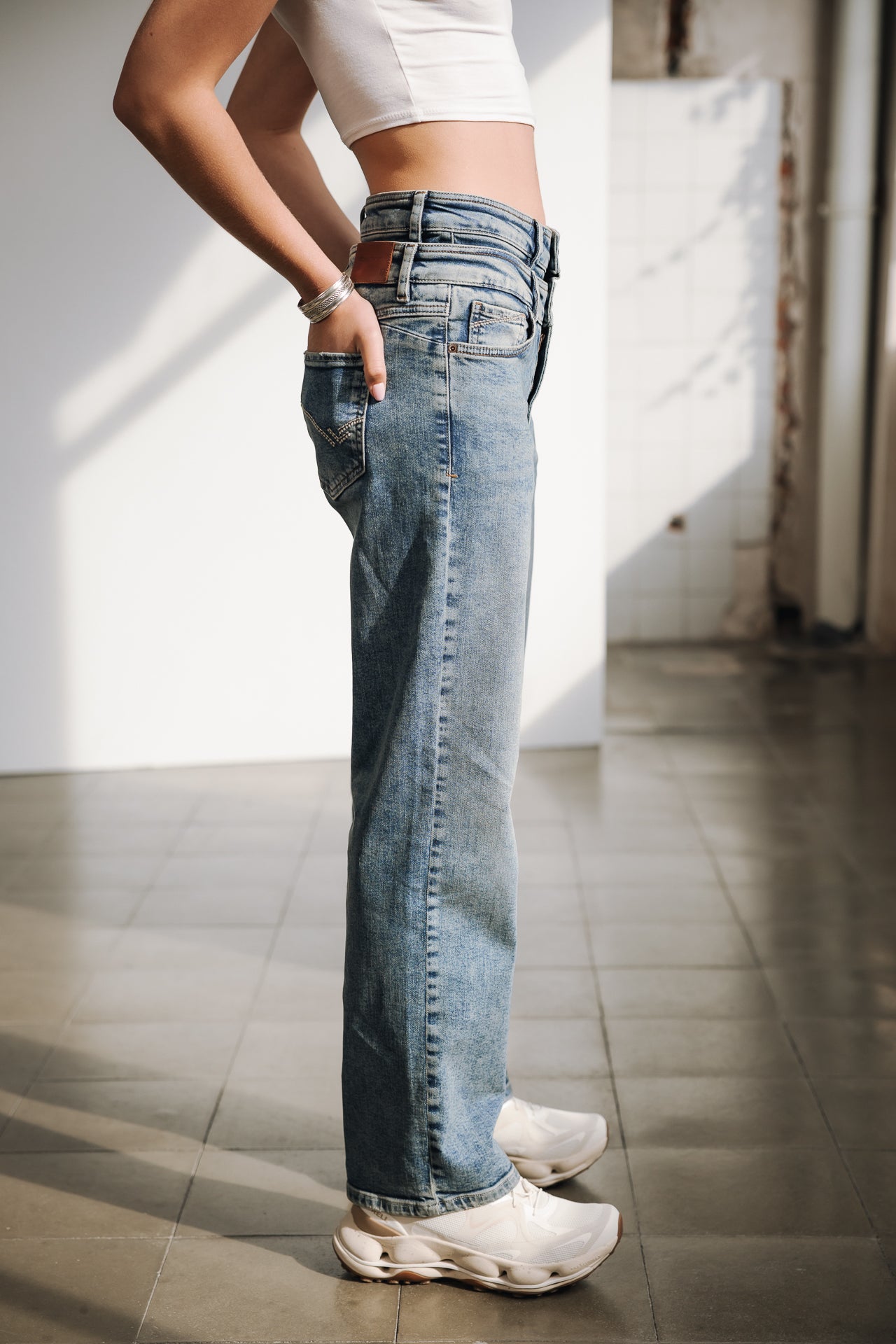 

Jeans taille haute Femme Angie SDM burano | Freeman T. Porter