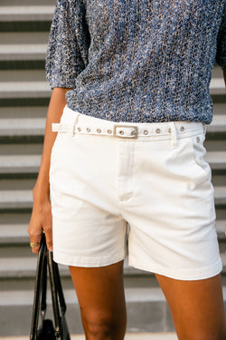 

Shorts city Mujer Claudia Short Felicita bright white | Freeman T. Porter