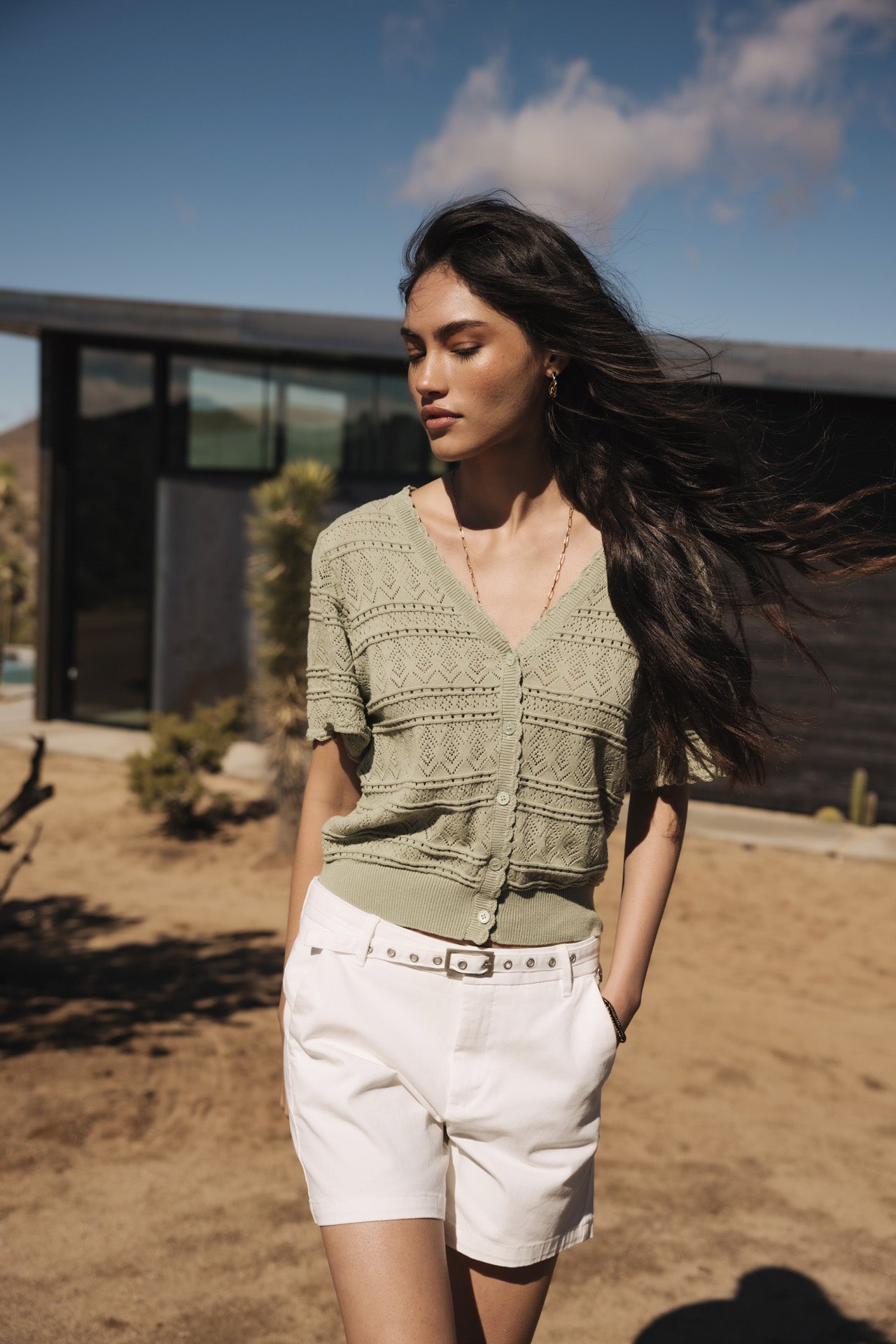 

Short city Woman Claudia Short Felicita bright white | Freeman T. Porter