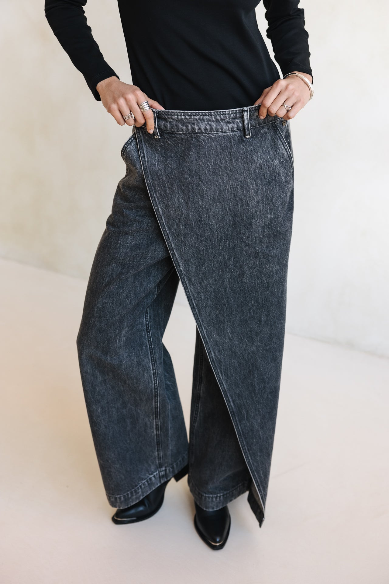 

Jeans taille haute Femme Selena Denim seila | Freeman T. Porter