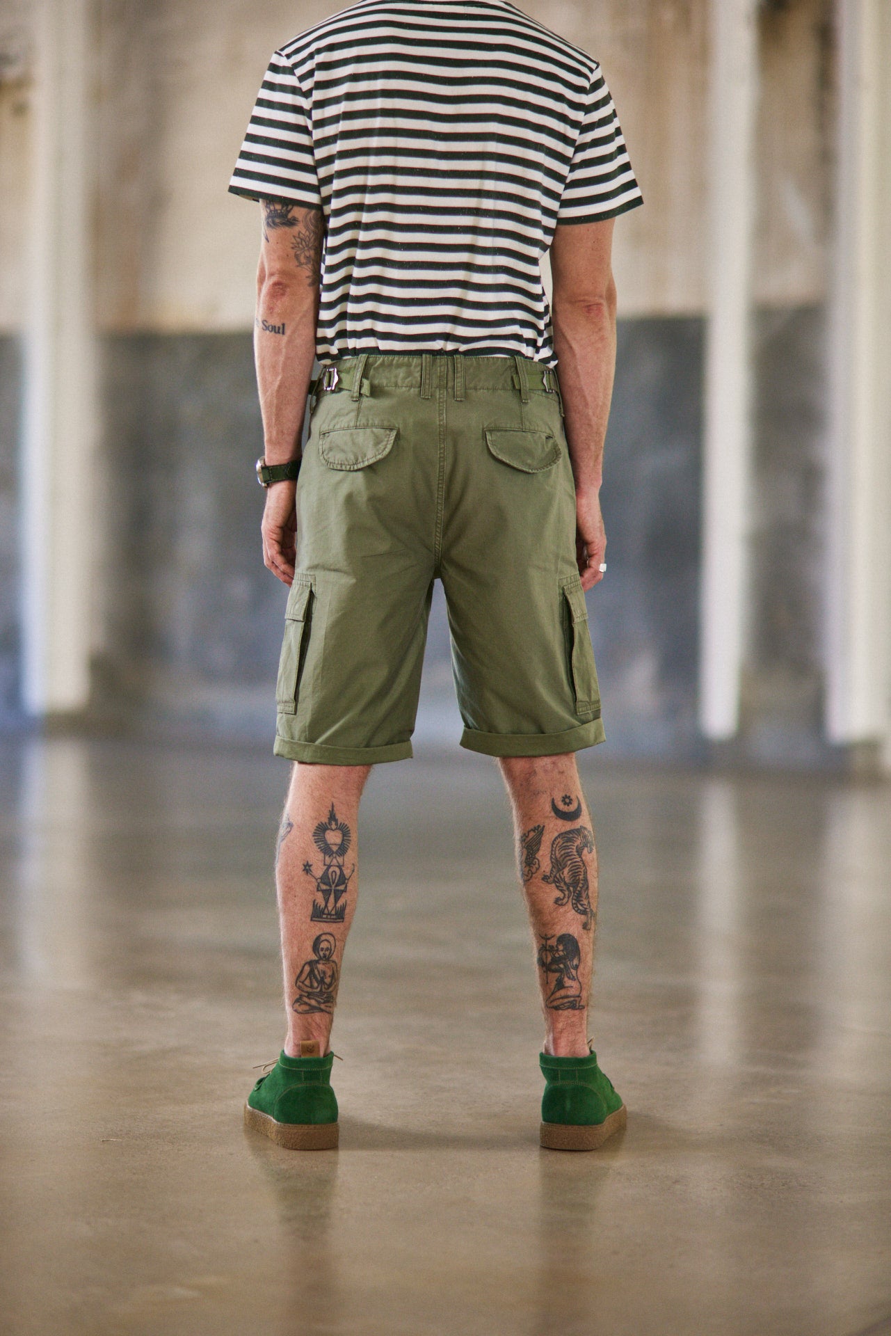 

Short Homme Oscar Jerrican army green | Freeman T. Porter