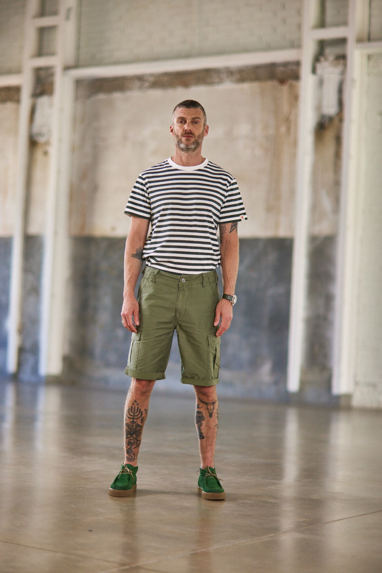

Short Homme Oscar Jerrican army green | Freeman T. Porter