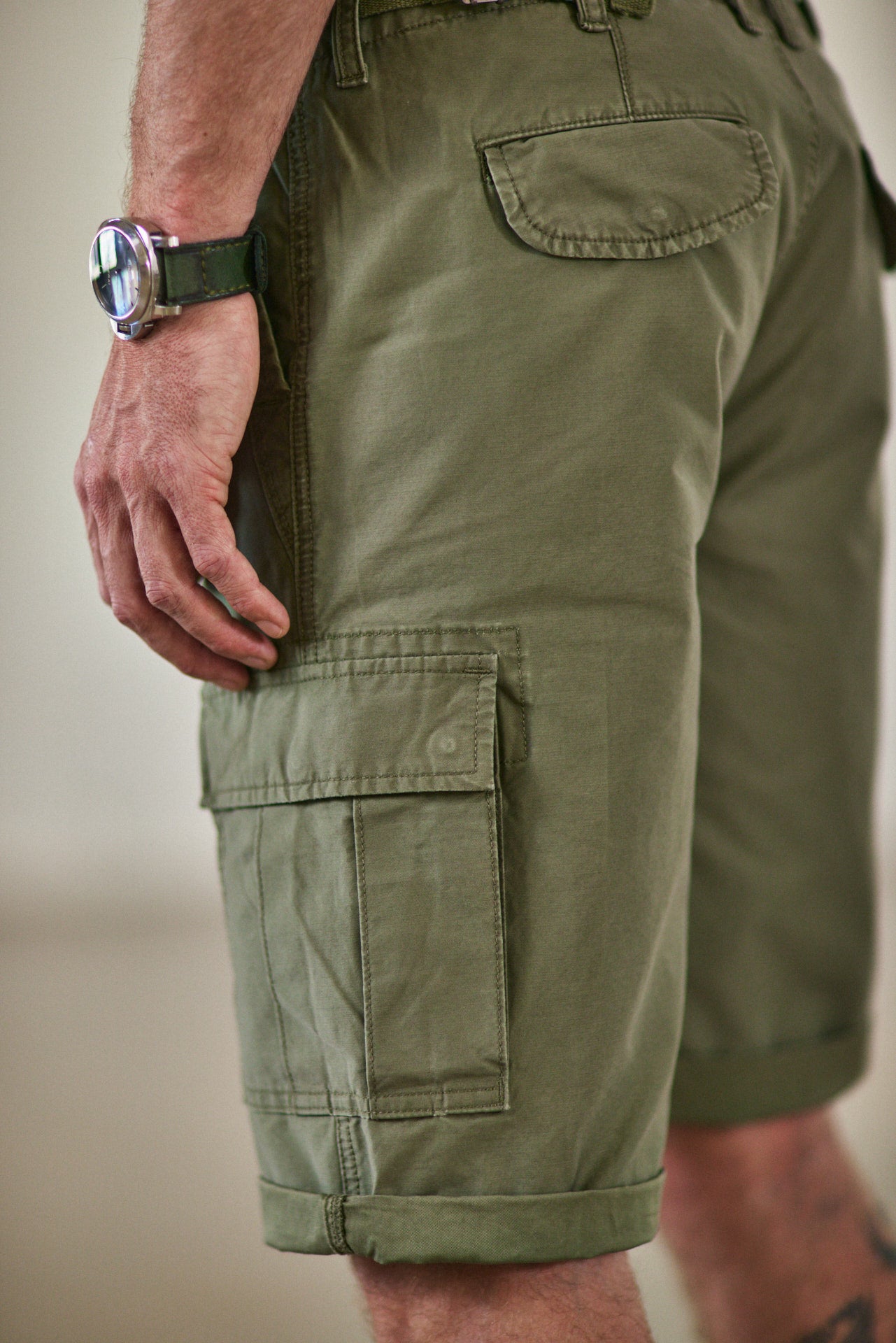 

Short Homme Oscar Jerrican army green | Freeman T. Porter