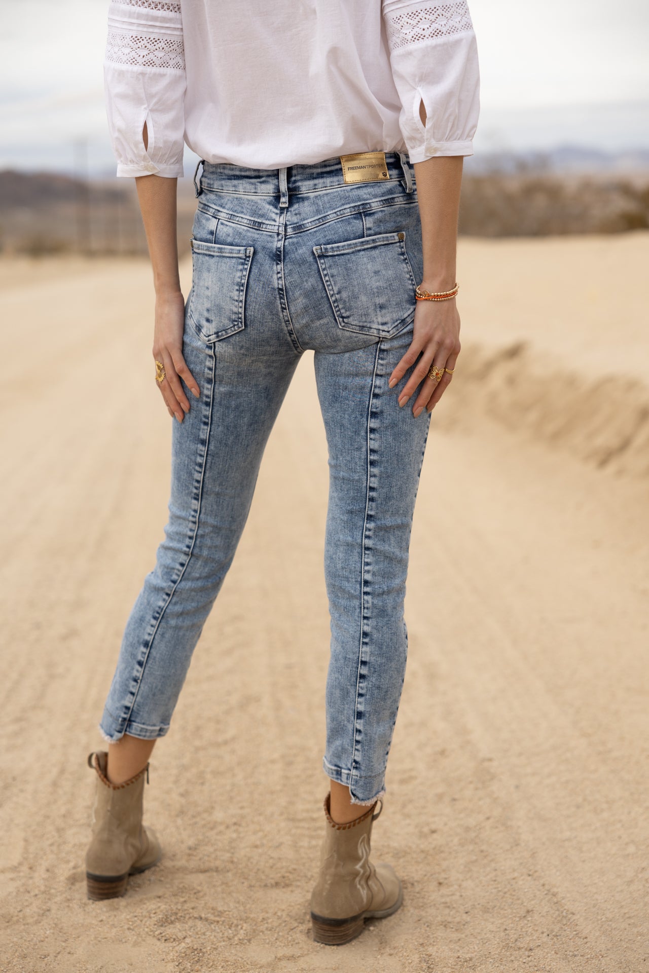 

Cropped jeans Woman Louison boceano | Freeman T. Porter