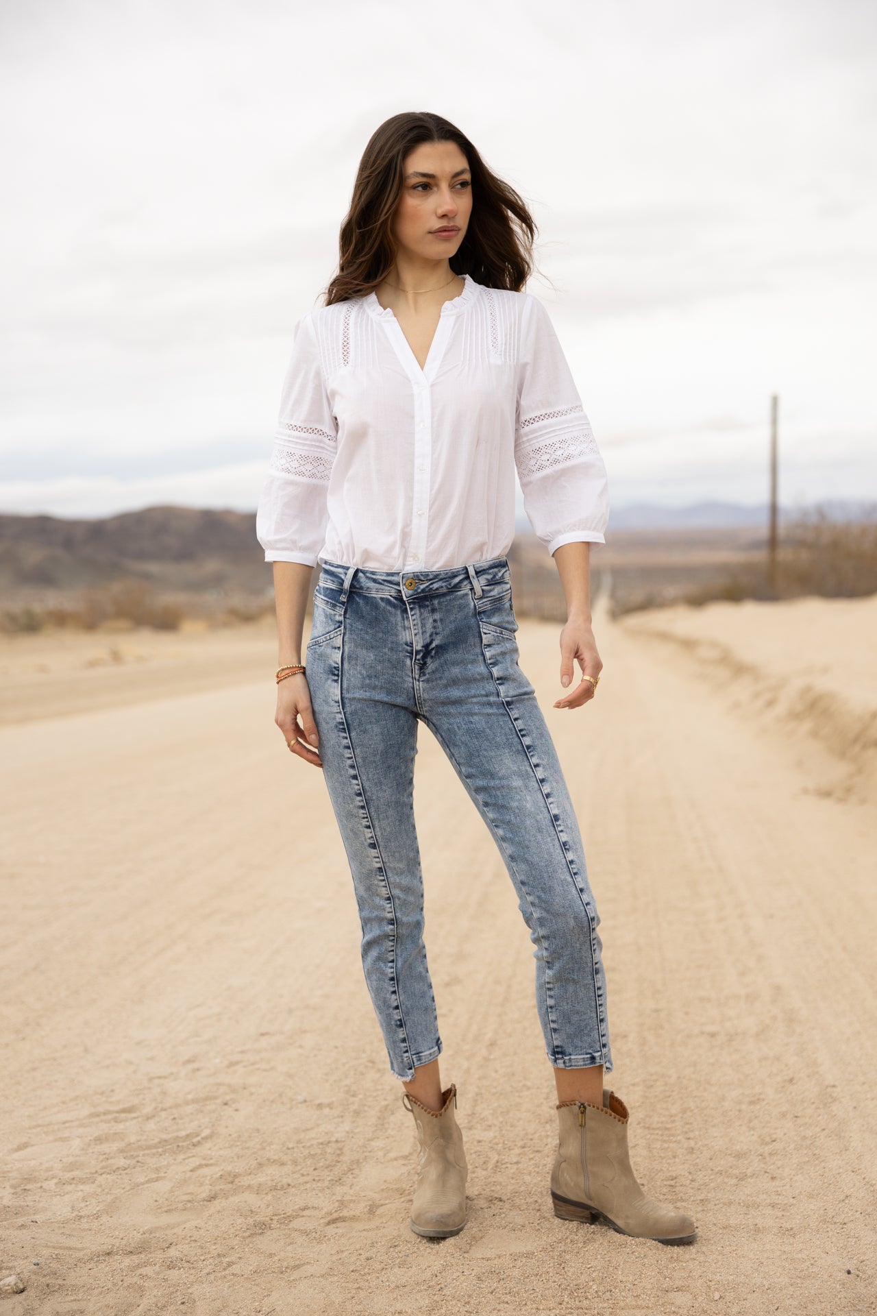 

Cropped jeans Woman Louison boceano | Freeman T. Porter