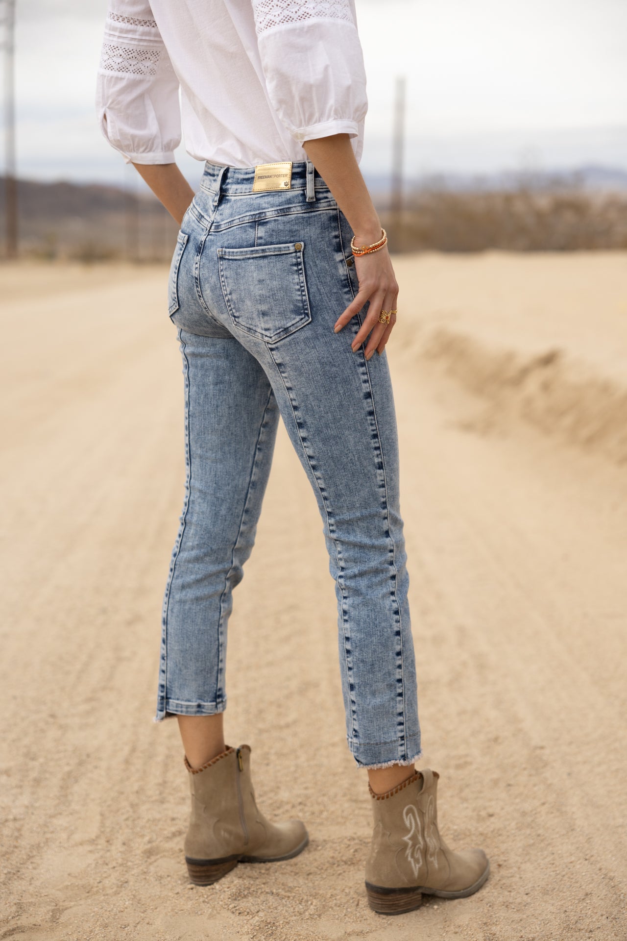 

Cropped jeans Woman Louison boceano | Freeman T. Porter