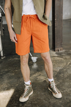 

Short relax Homme Doug Cot Slub firecracker | Freeman T. Porter