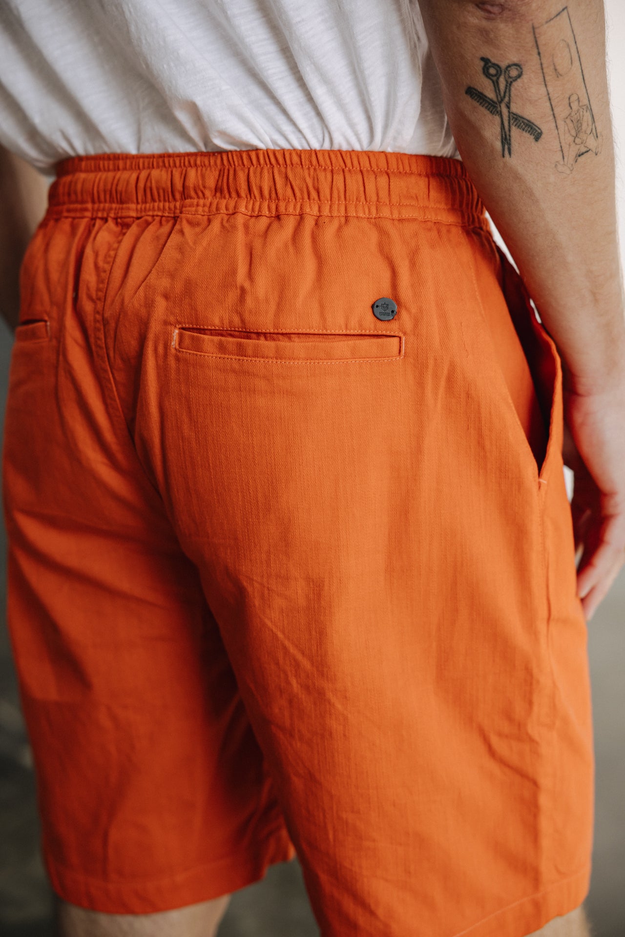 

Pantalones cortos relax Hombres Doug Cot Slub firecracker | Freeman T. Porter