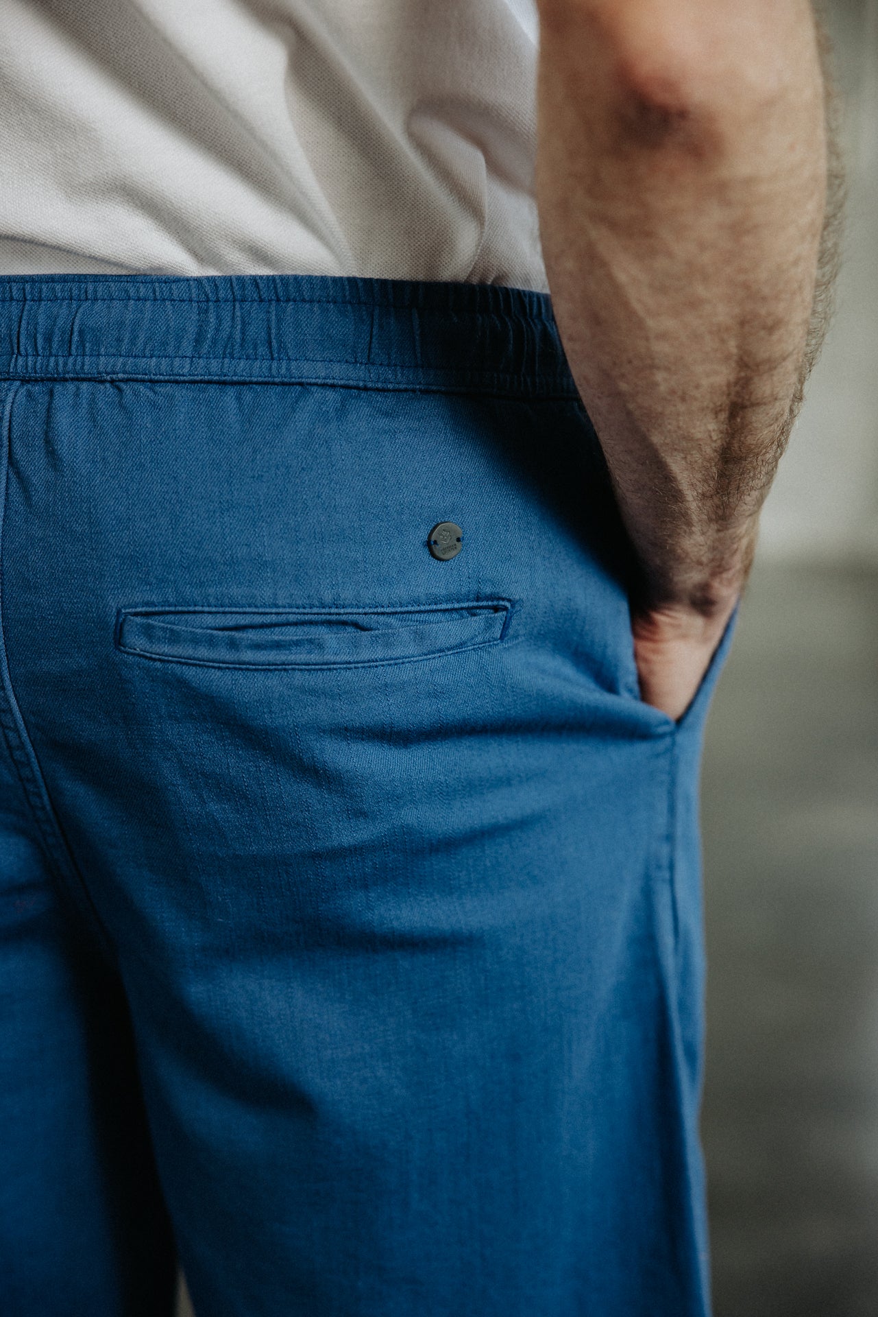 

Short relax Homme Doug Cot Slub bluing | Freeman T. Porter