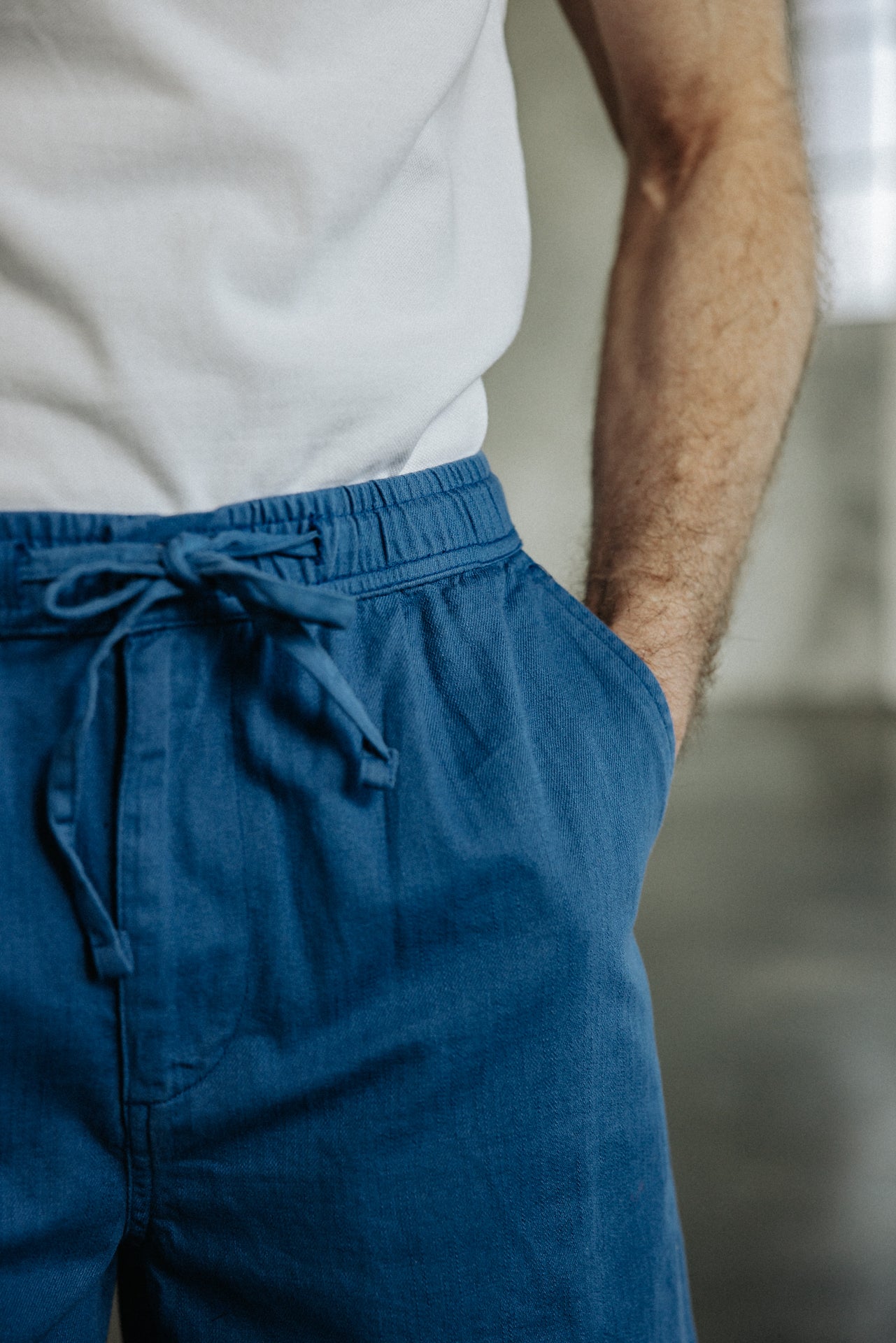 

Short relax Homme Doug Cot Slub bluing | Freeman T. Porter