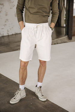 

Shorts relax Homme Doug Cot Slub snow white | Freeman T. Porter