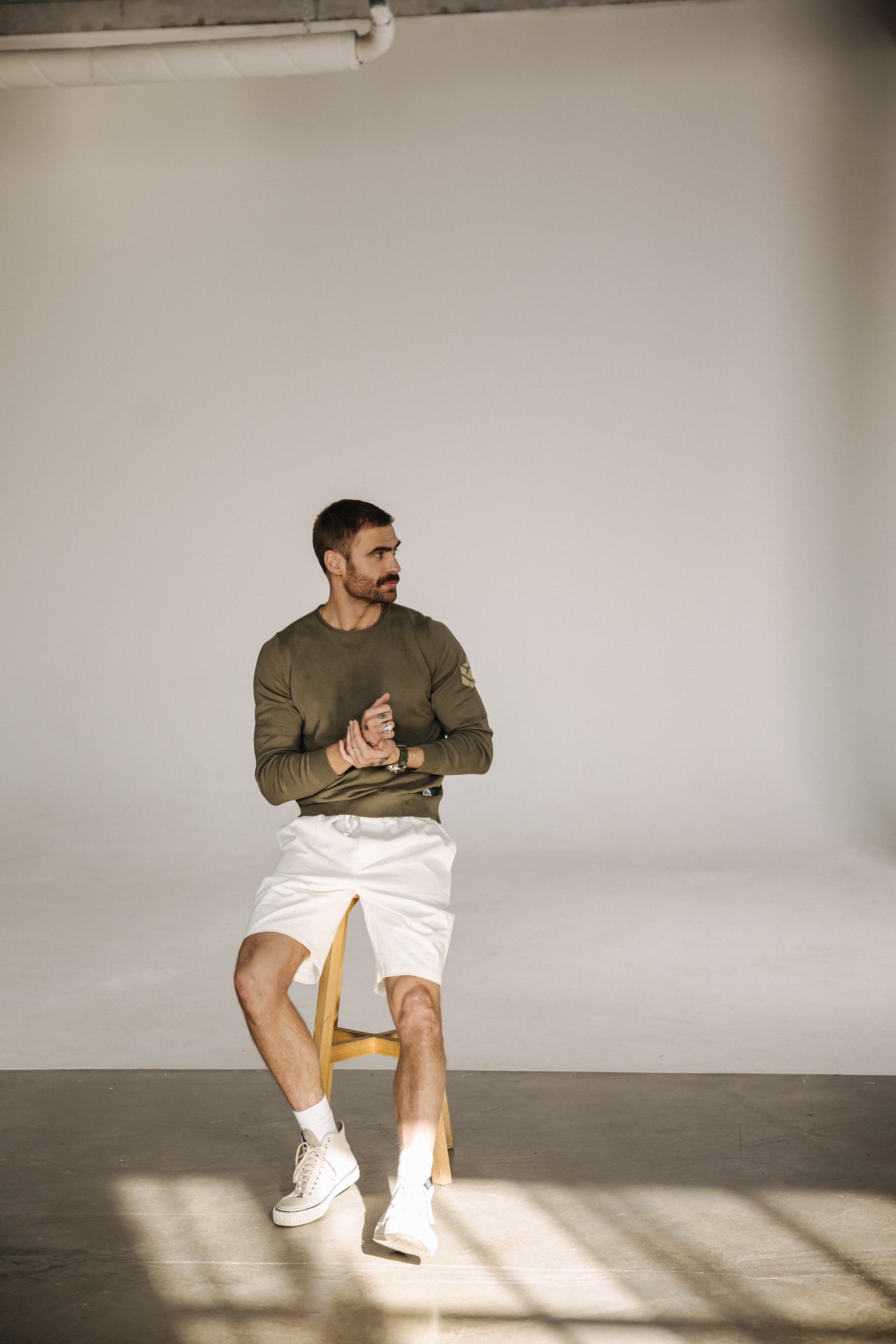 

Relax-Shorts Mann Doug Cot Slub snow white | Freeman T. Porter