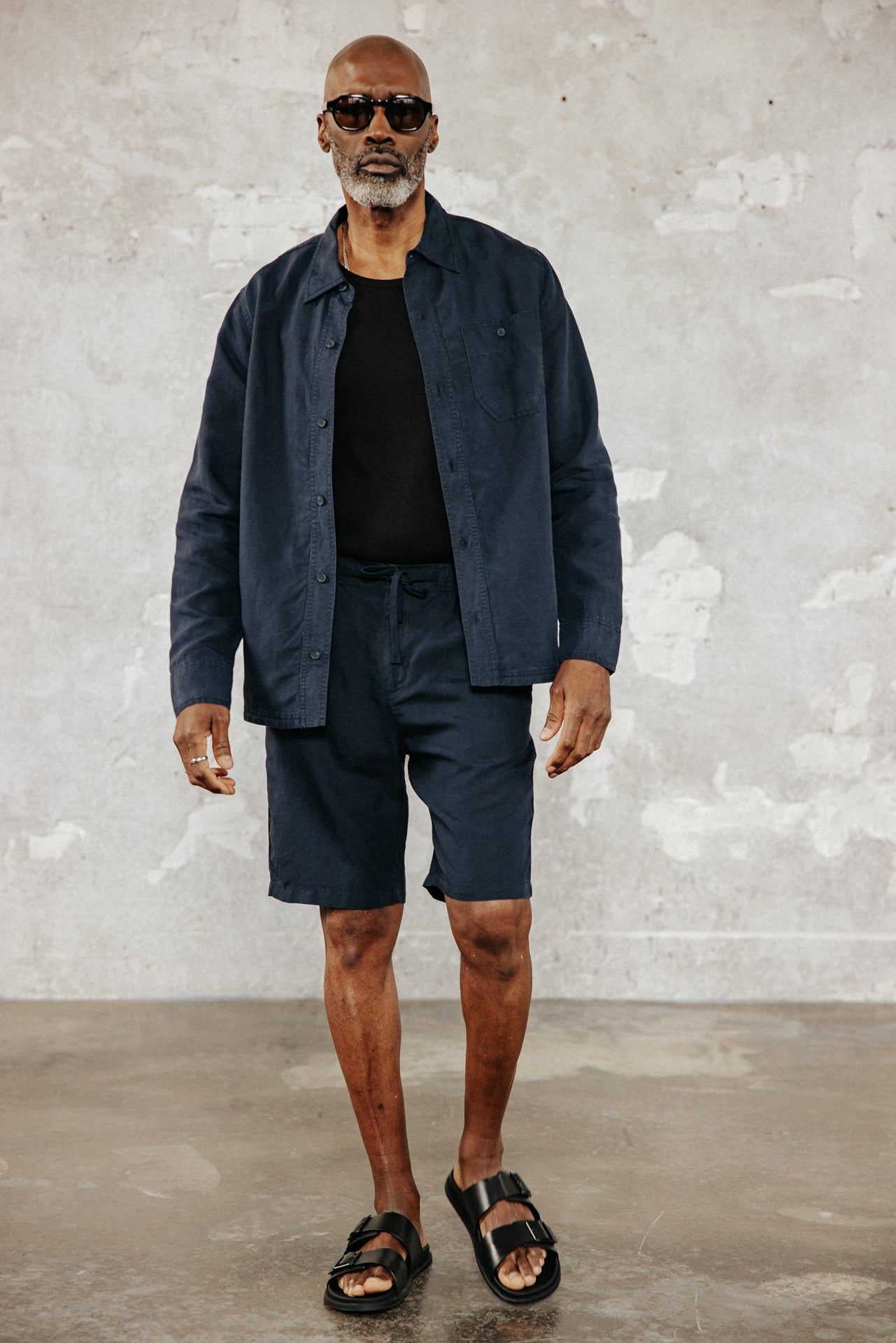 

Short relax Homme Doug Somero navy | Freeman T. Porter