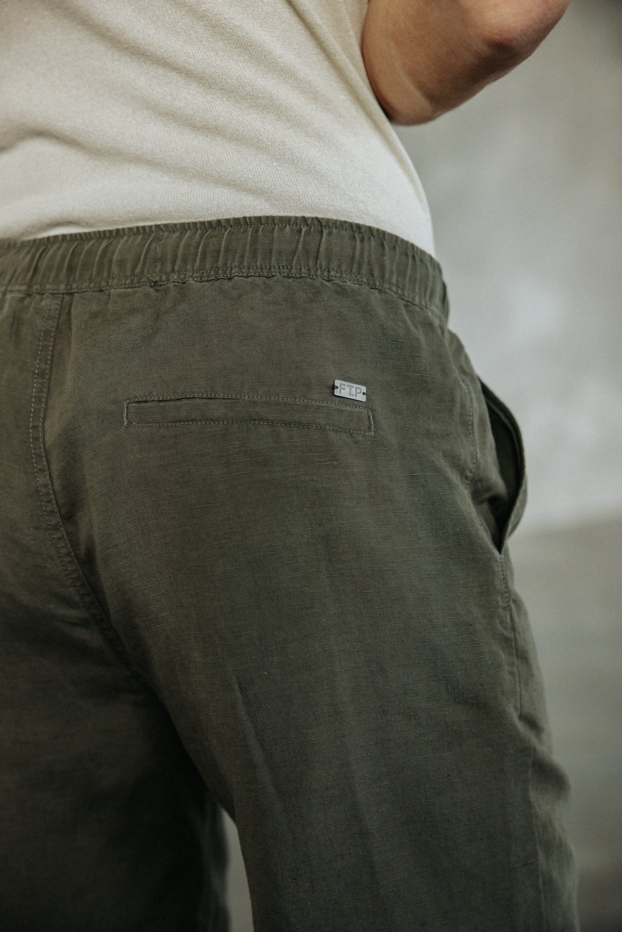 

Short relax Homme Doug Somero khaki | Freeman T. Porter