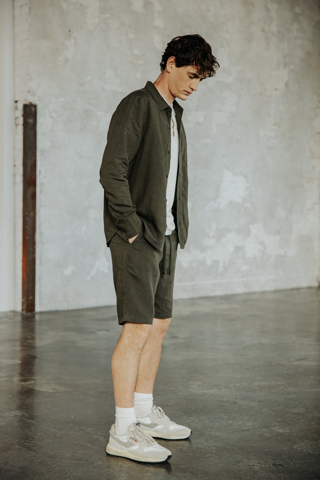 

Short relax Homme Doug Somero khaki | Freeman T. Porter