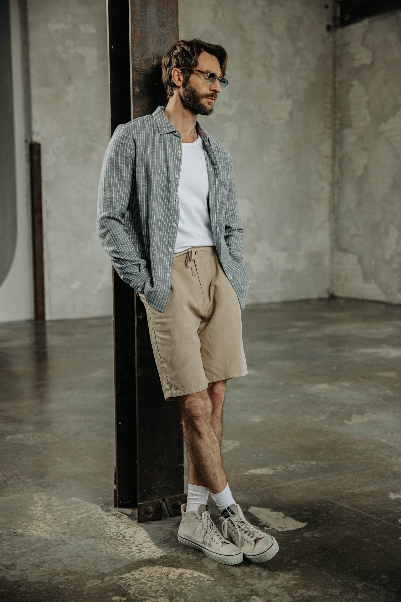 

Relaxed shorts Men Doug Somero beige | Freeman T. Porter